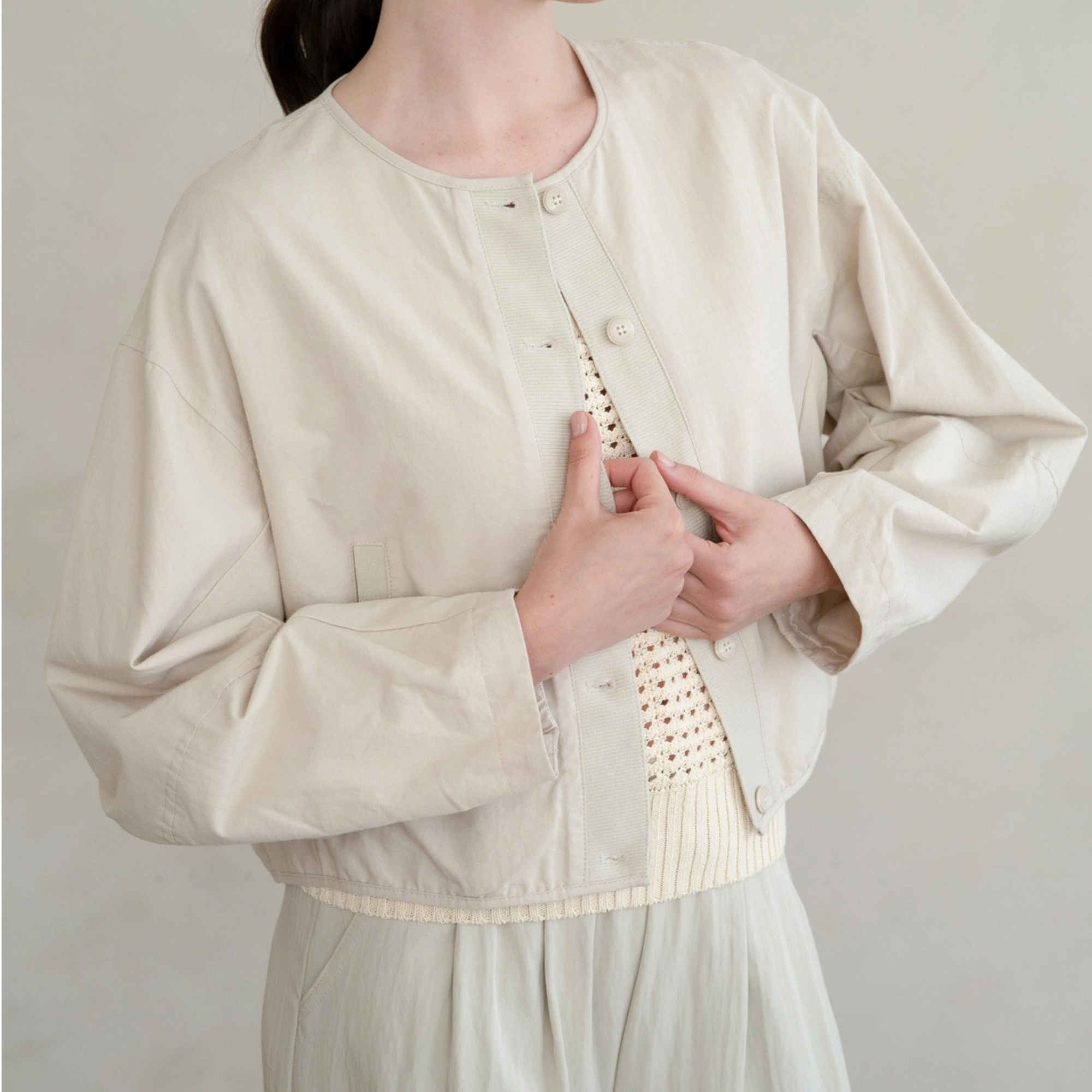Mono Button Jacket-Jackets-Vixen Collection, Day Spa and Women's Boutique Located in Seattle, Washington