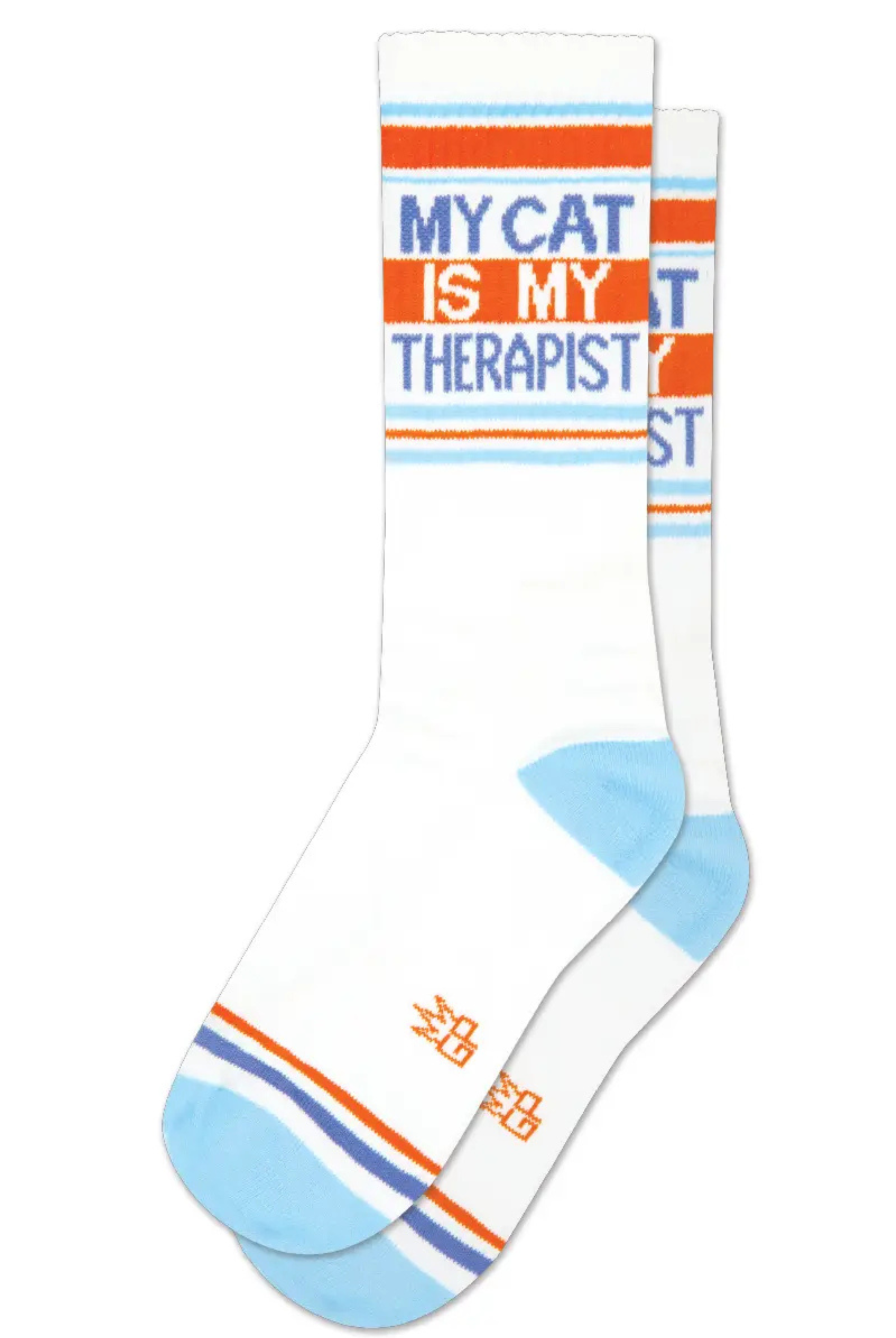 My Cat Is My Therapist Gym Crew Socks-Socks-Vixen Collection, Day Spa and Women's Boutique Located in Seattle, Washington