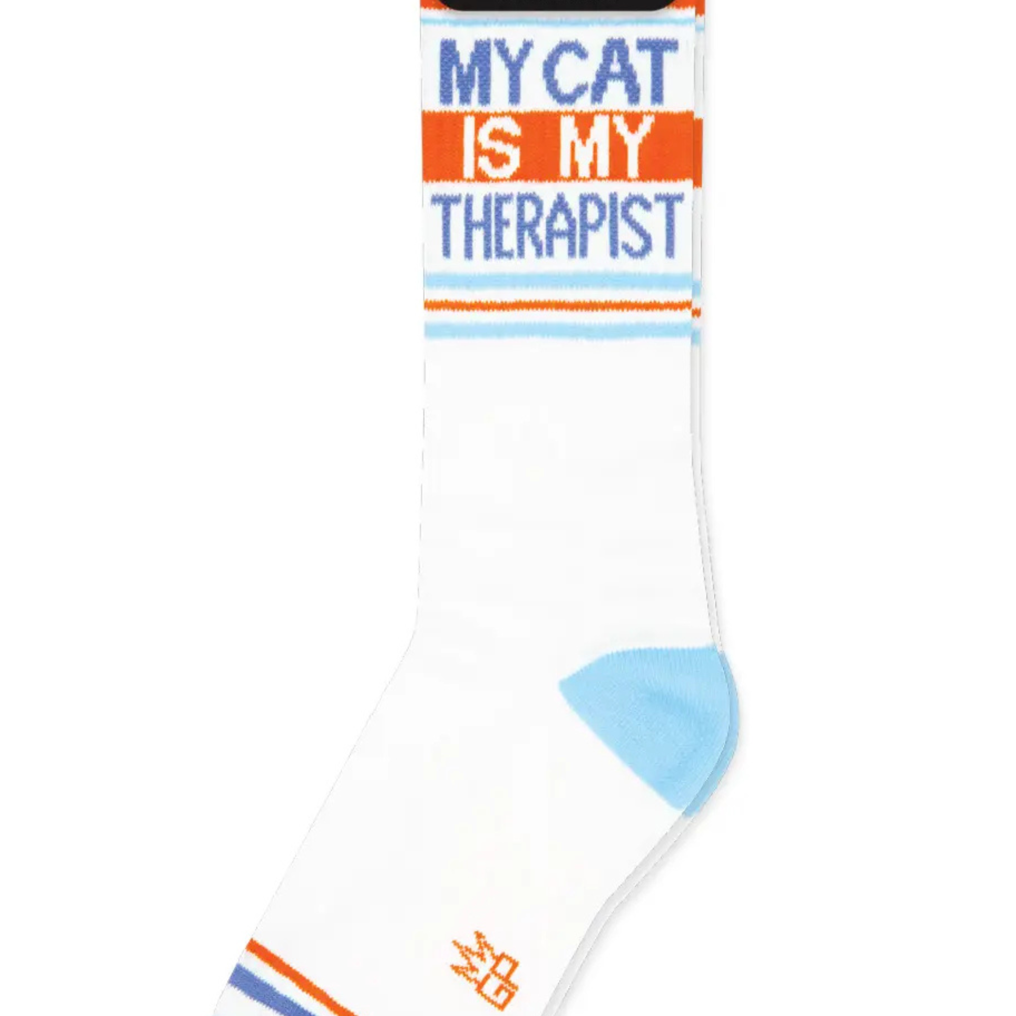 My Cat Is My Therapist Gym Crew Socks-Socks-Vixen Collection, Day Spa and Women's Boutique Located in Seattle, Washington