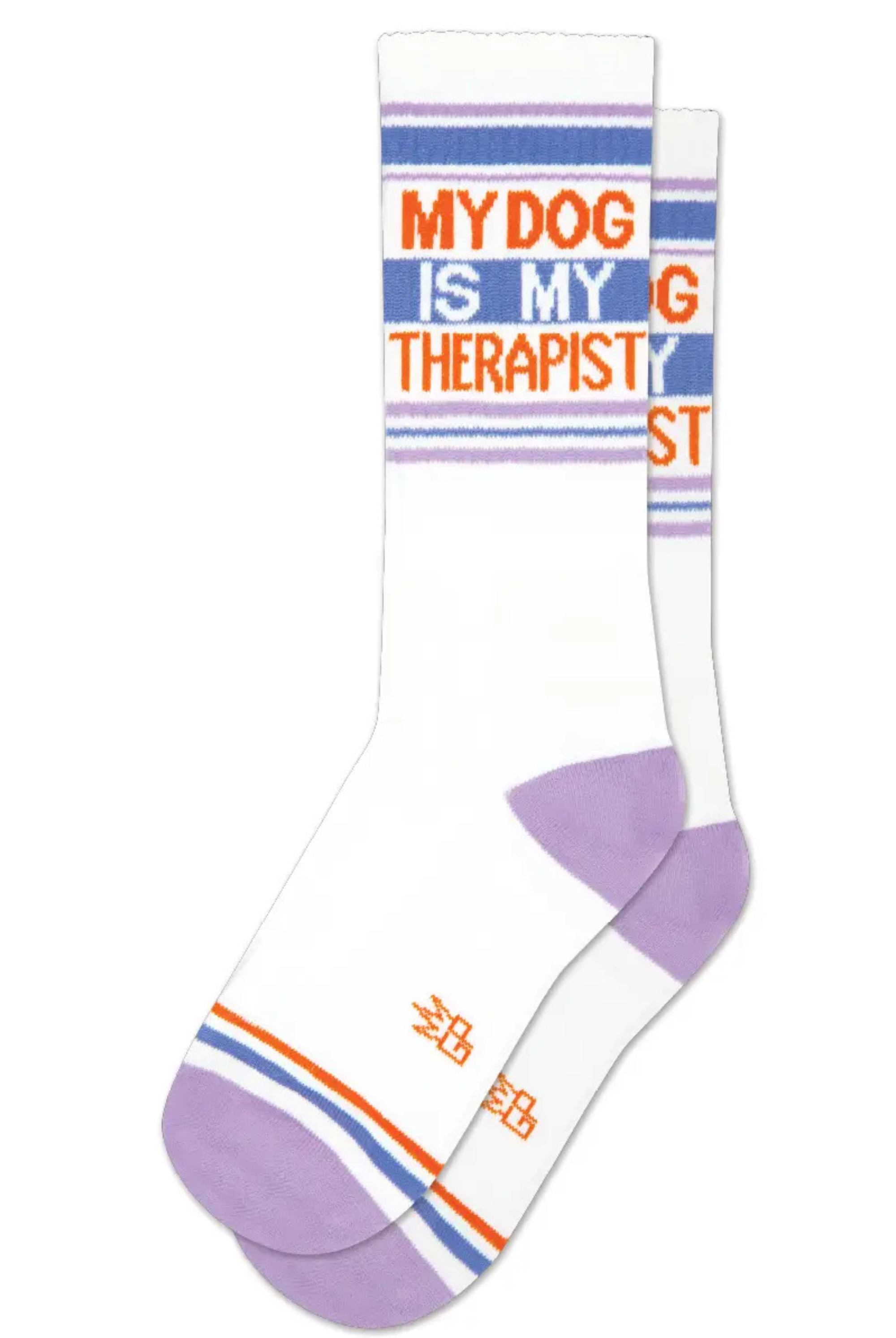 My Dog Is My Therapist Gym Crew Socks-Socks-Vixen Collection, Day Spa and Women's Boutique Located in Seattle, Washington