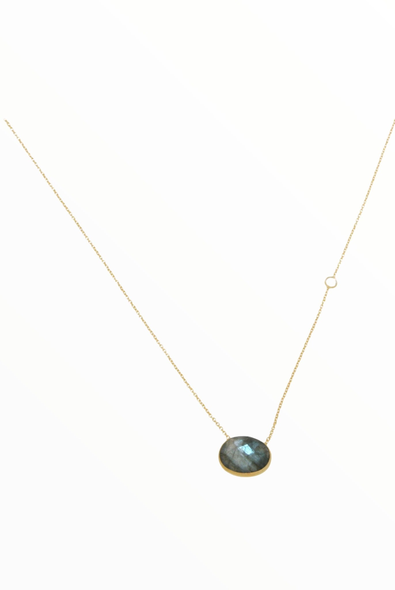 Labradorite Oval Pendant-Necklaces-Vixen Collection, Day Spa and Women's Boutique Located in Seattle, Washington