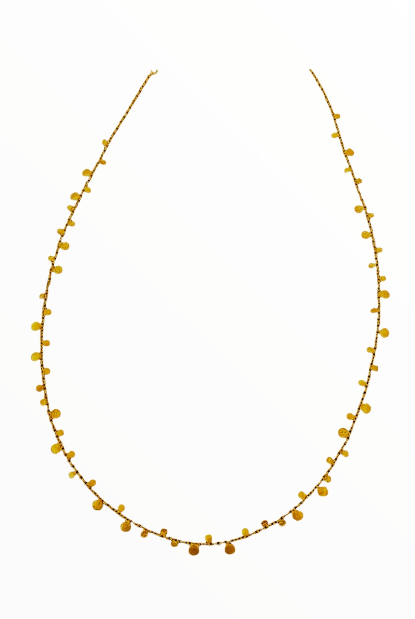 Gold Dot Necklace-Necklaces-Vixen Collection, Day Spa and Women's Boutique Located in Seattle, Washington