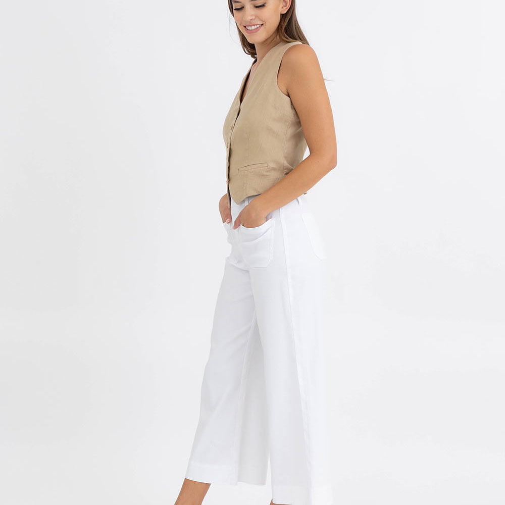 Level99 Jodie Crop Wide Leg Pants-Pants-Vixen Collection, Day Spa and Women's Boutique Located in Seattle, Washington