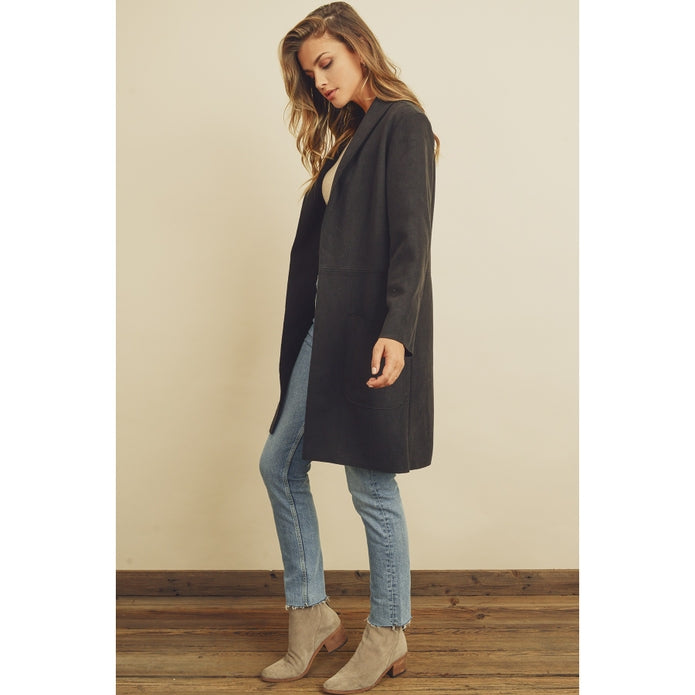 Suede Beauty Coat-Outerwear-Vixen Collection, Day Spa and Women's Boutique Located in Seattle, Washington