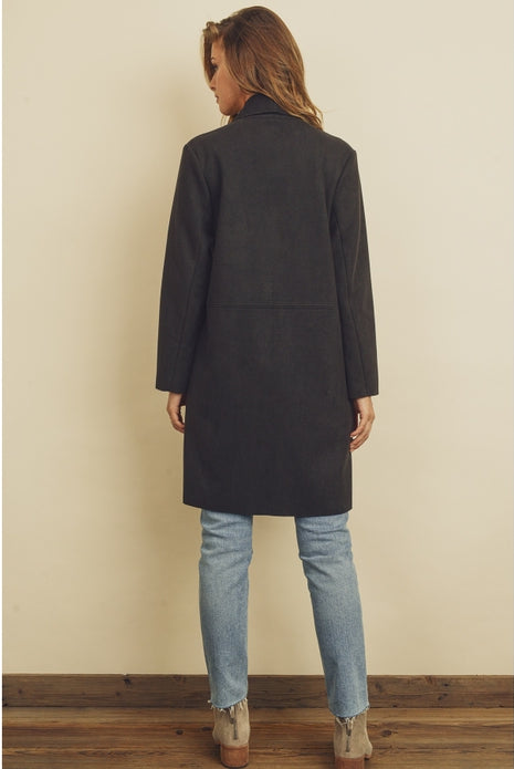 Suede Beauty Coat-Outerwear-Vixen Collection, Day Spa and Women's Boutique Located in Seattle, Washington