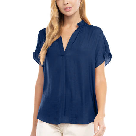 Mindy Top Naturals-Short Sleeves-Vixen Collection, Day Spa and Women's Boutique Located in Seattle, Washington