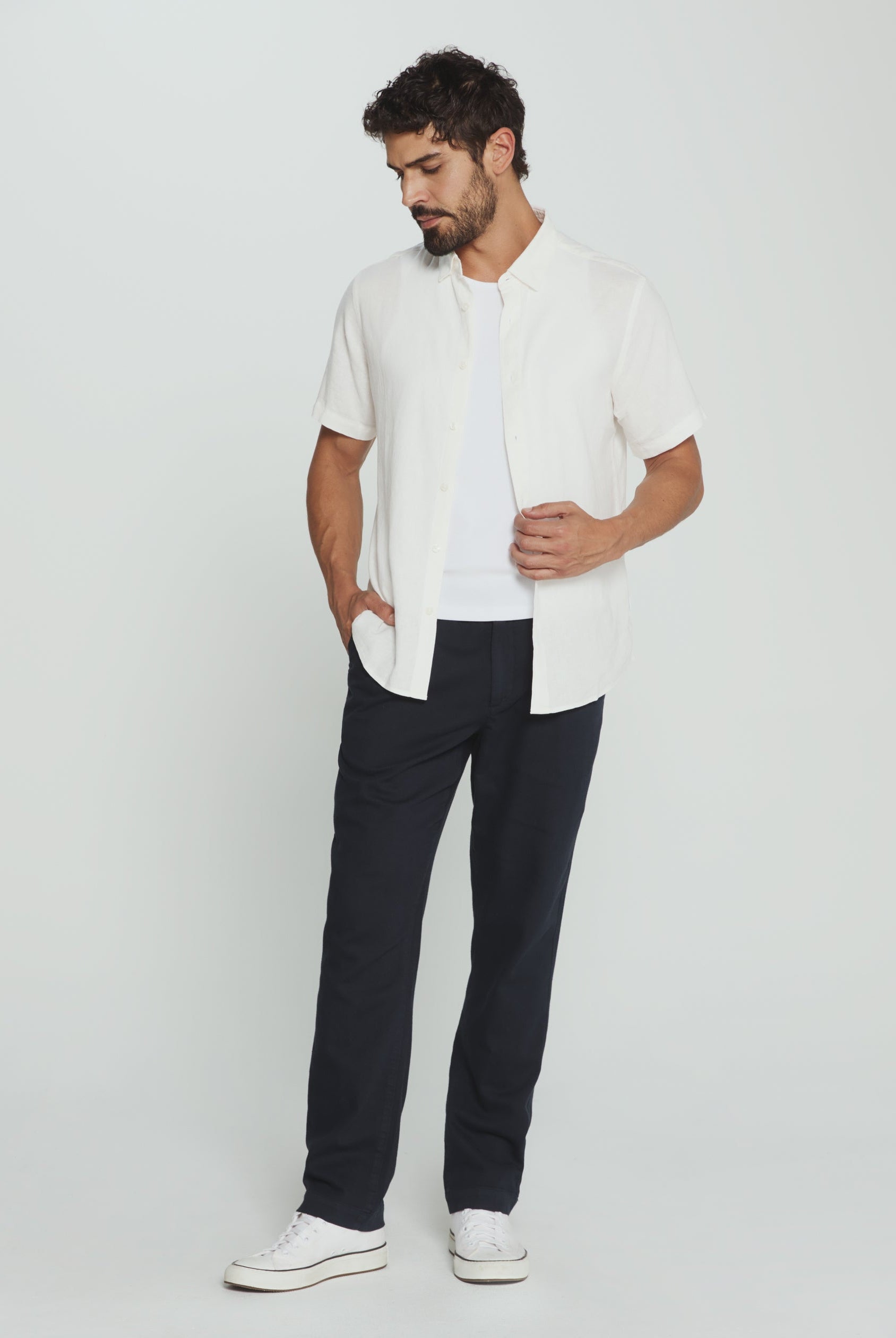 Oasis Short Sleeve Shirt-Men's Tops-Vixen Collection, Day Spa and Women's Boutique Located in Seattle, Washington