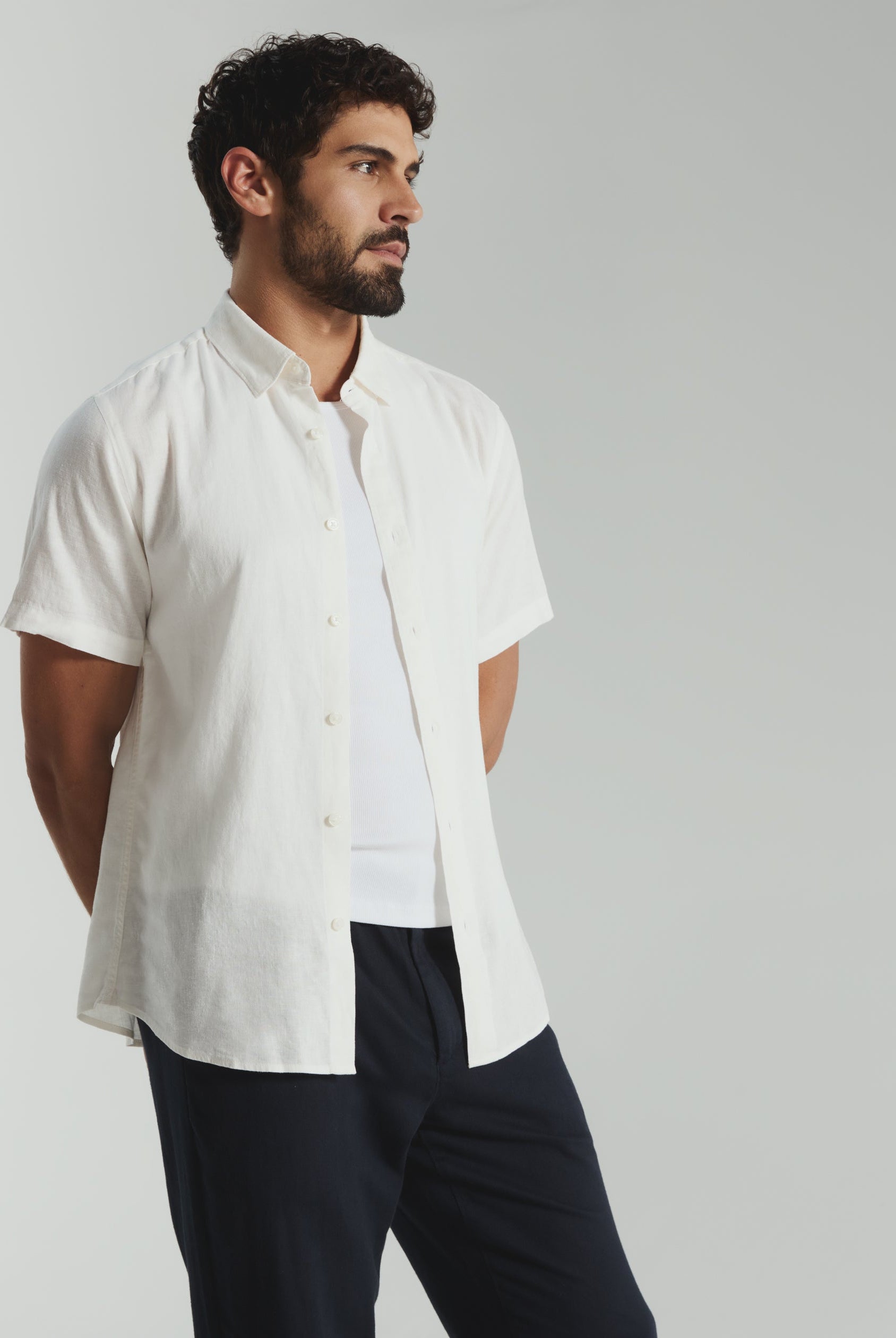 Oasis Short Sleeve Shirt-Men's Tops-Vixen Collection, Day Spa and Women's Boutique Located in Seattle, Washington