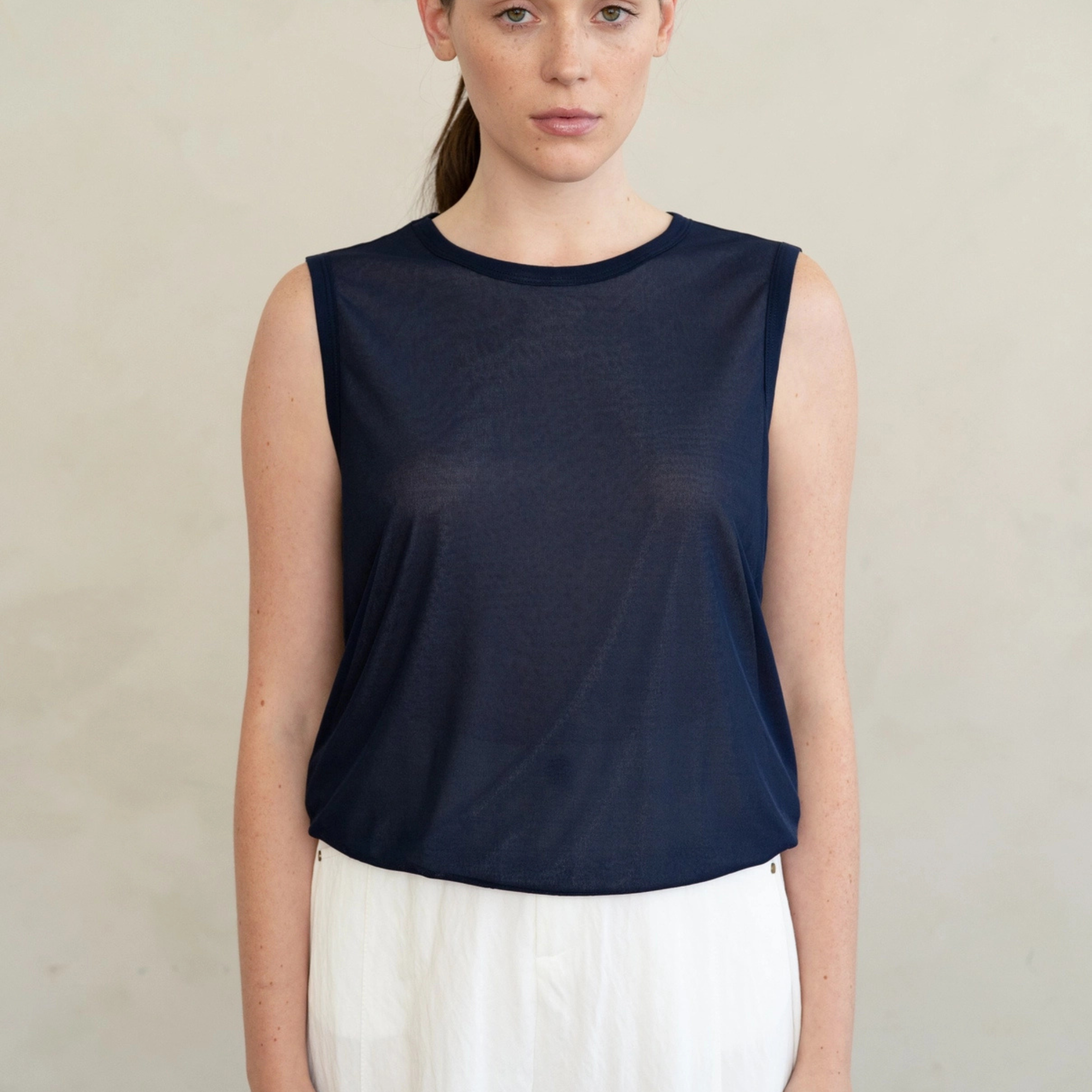 Off-Duty Mesh Tank-Tank Tops-Vixen Collection, Day Spa and Women's Boutique Located in Seattle, Washington