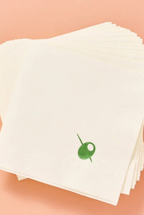Art Deco Cocktail Napkins-Barware-Vixen Collection, Day Spa and Women's Boutique Located in Seattle, Washington