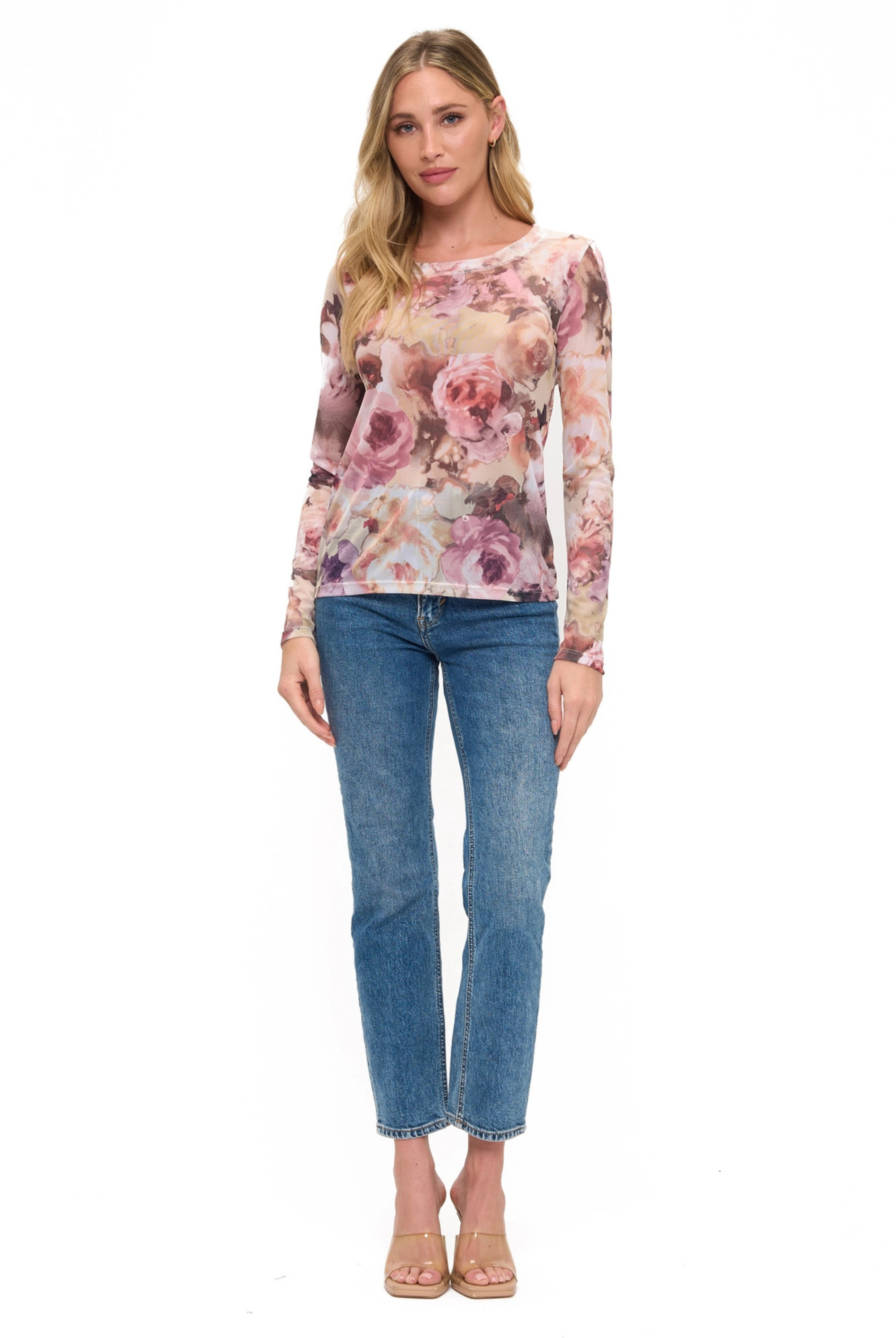Petal Sheer Long Sleeve-Long Sleeves-Vixen Collection, Day Spa and Women's Boutique Located in Seattle, Washington