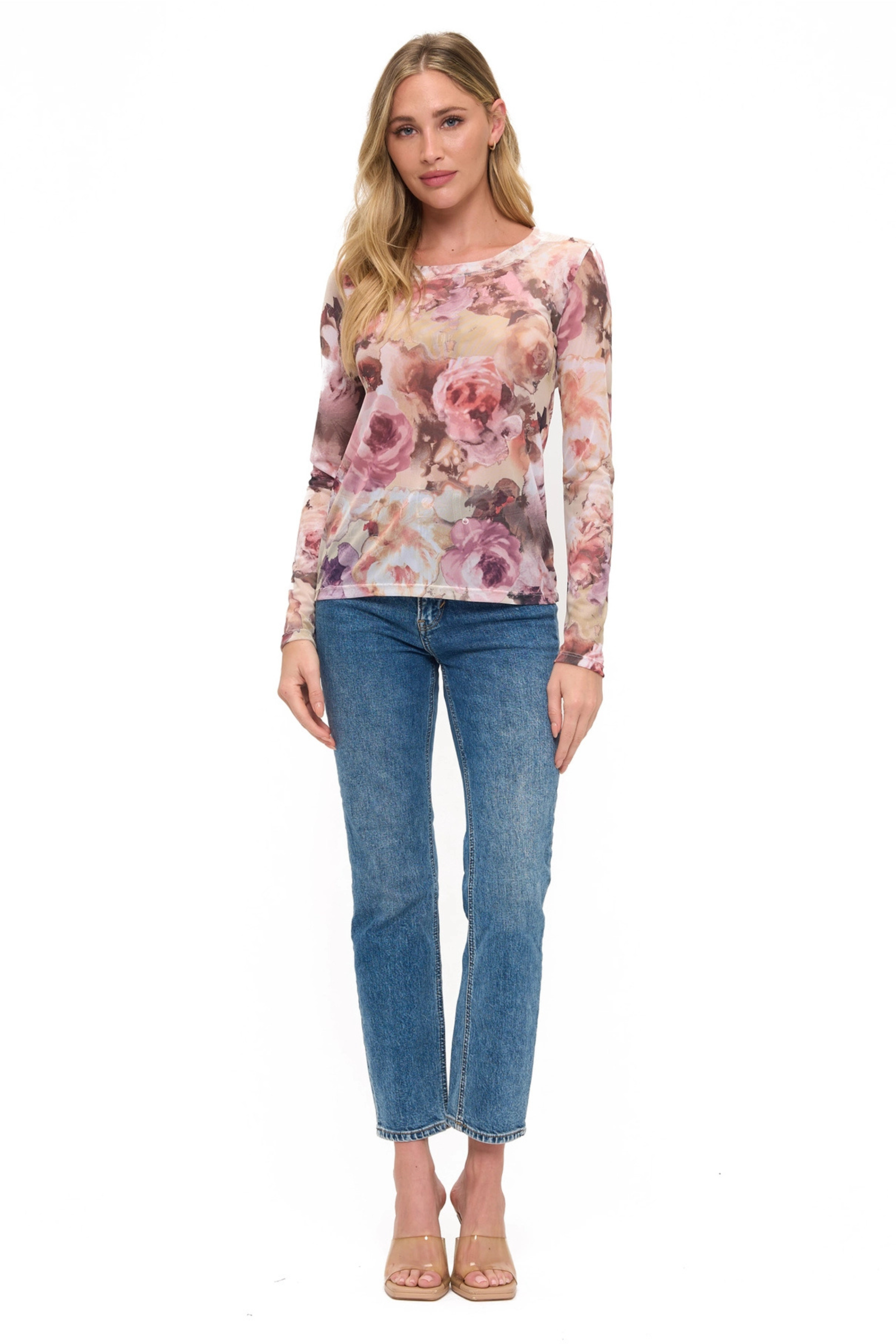 Petal Sheer Long Sleeve-Long Sleeves-Vixen Collection, Day Spa and Women's Boutique Located in Seattle, Washington