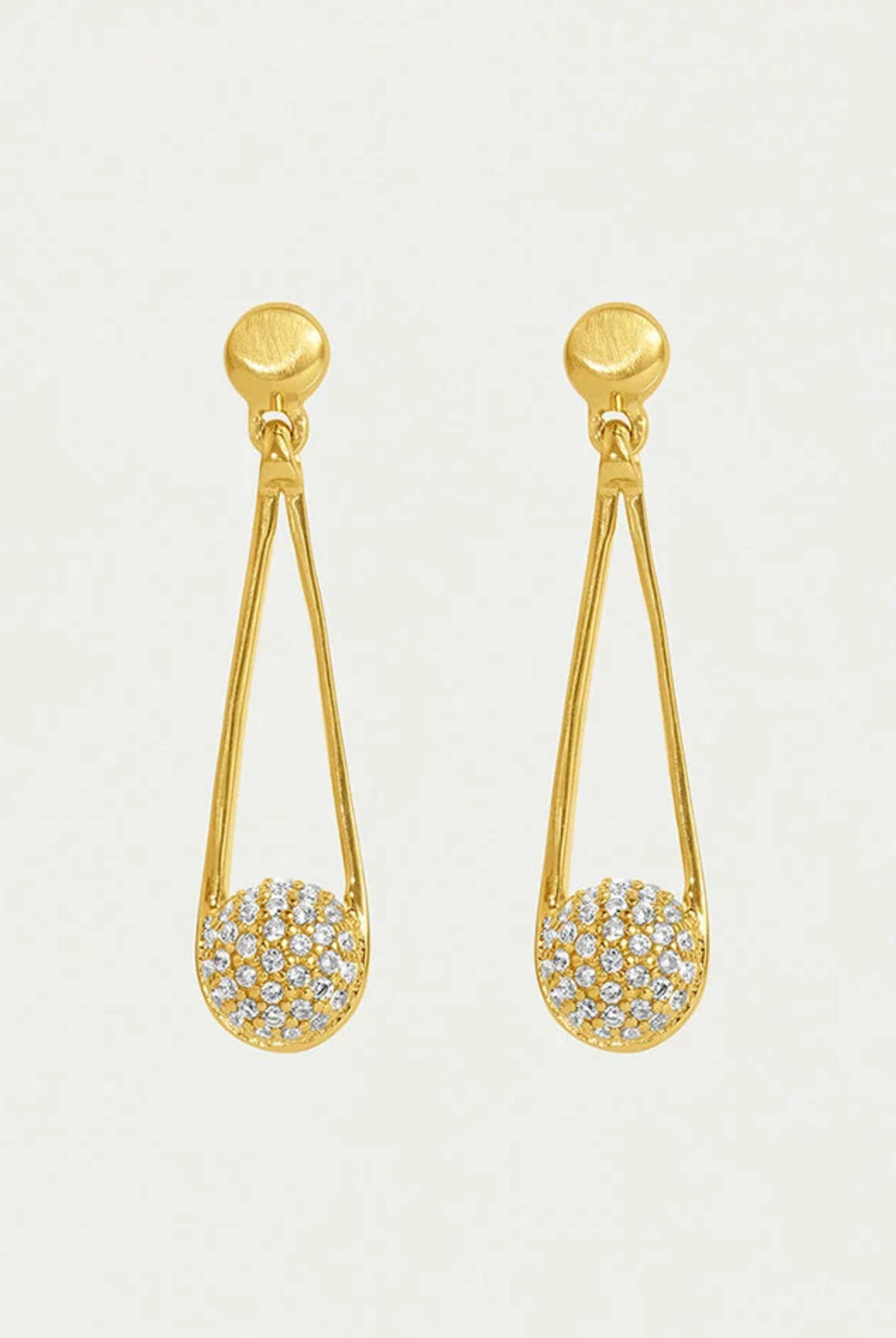 Petit Pavé Tiny Ipanema Earrings-Earrings-Vixen Collection, Day Spa and Women's Boutique Located in Seattle, Washington