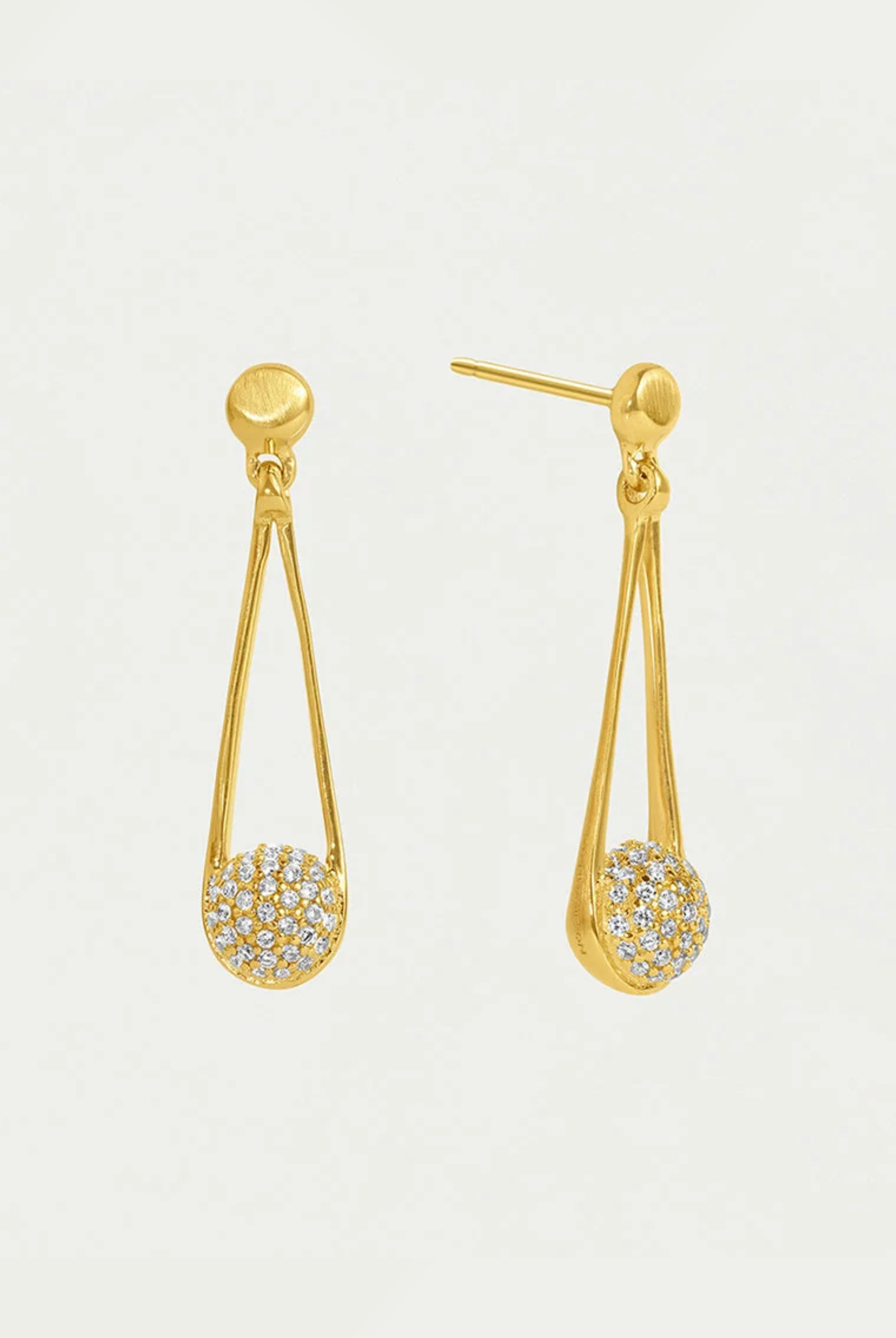 Petit Pavé Tiny Ipanema Earrings-Earrings-Vixen Collection, Day Spa and Women's Boutique Located in Seattle, Washington