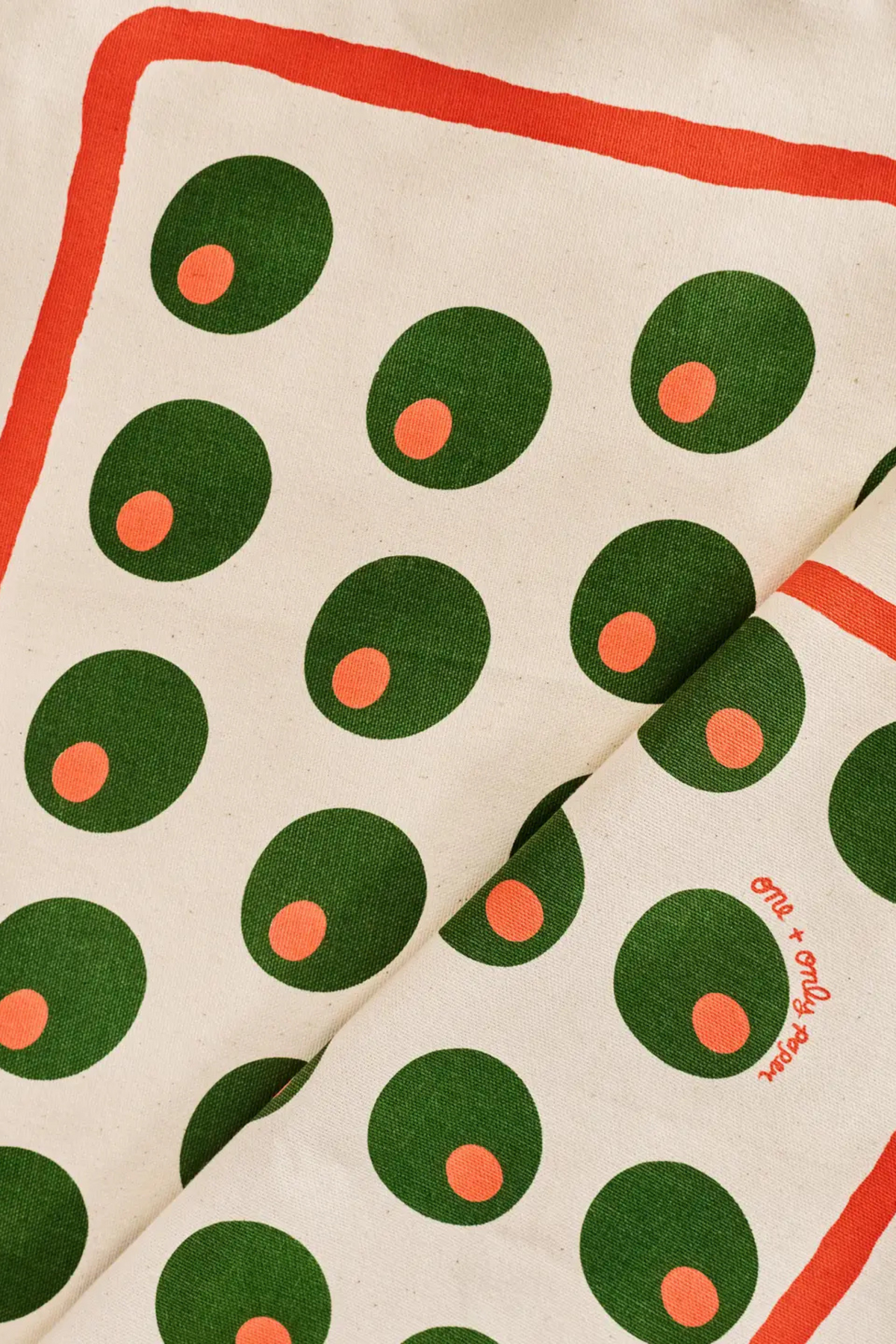 Dirty Martini Olive Cotton Tea Towel-Tea Towels-Vixen Collection, Day Spa and Women's Boutique Located in Seattle, Washington