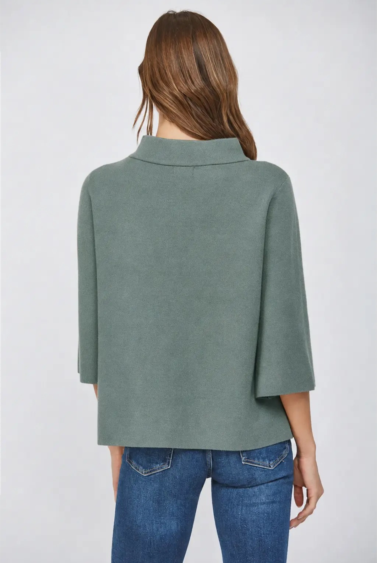 Powder Bell Sleeve Top-Tops-Vixen Collection, Day Spa and Women's Boutique Located in Seattle, Washington