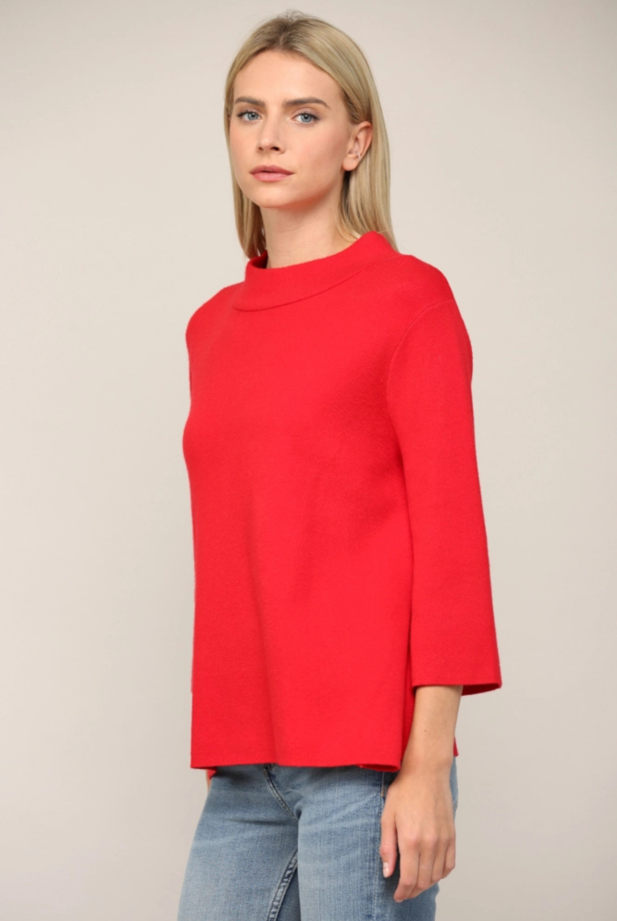 Powder Bell Sleeve Top-Tops-Vixen Collection, Day Spa and Women's Boutique Located in Seattle, Washington