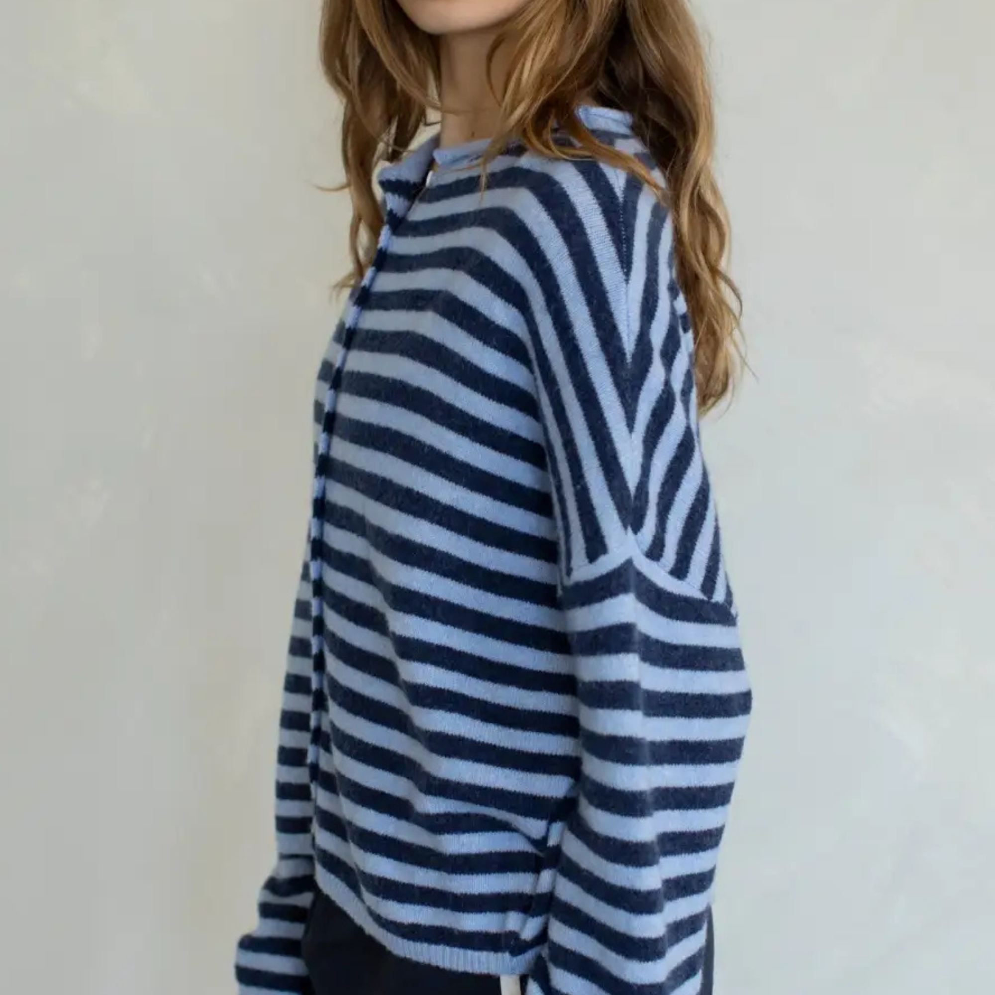Pretty Piper Striped Cardigan-Sweaters-Vixen Collection, Day Spa and Women's Boutique Located in Seattle, Washington