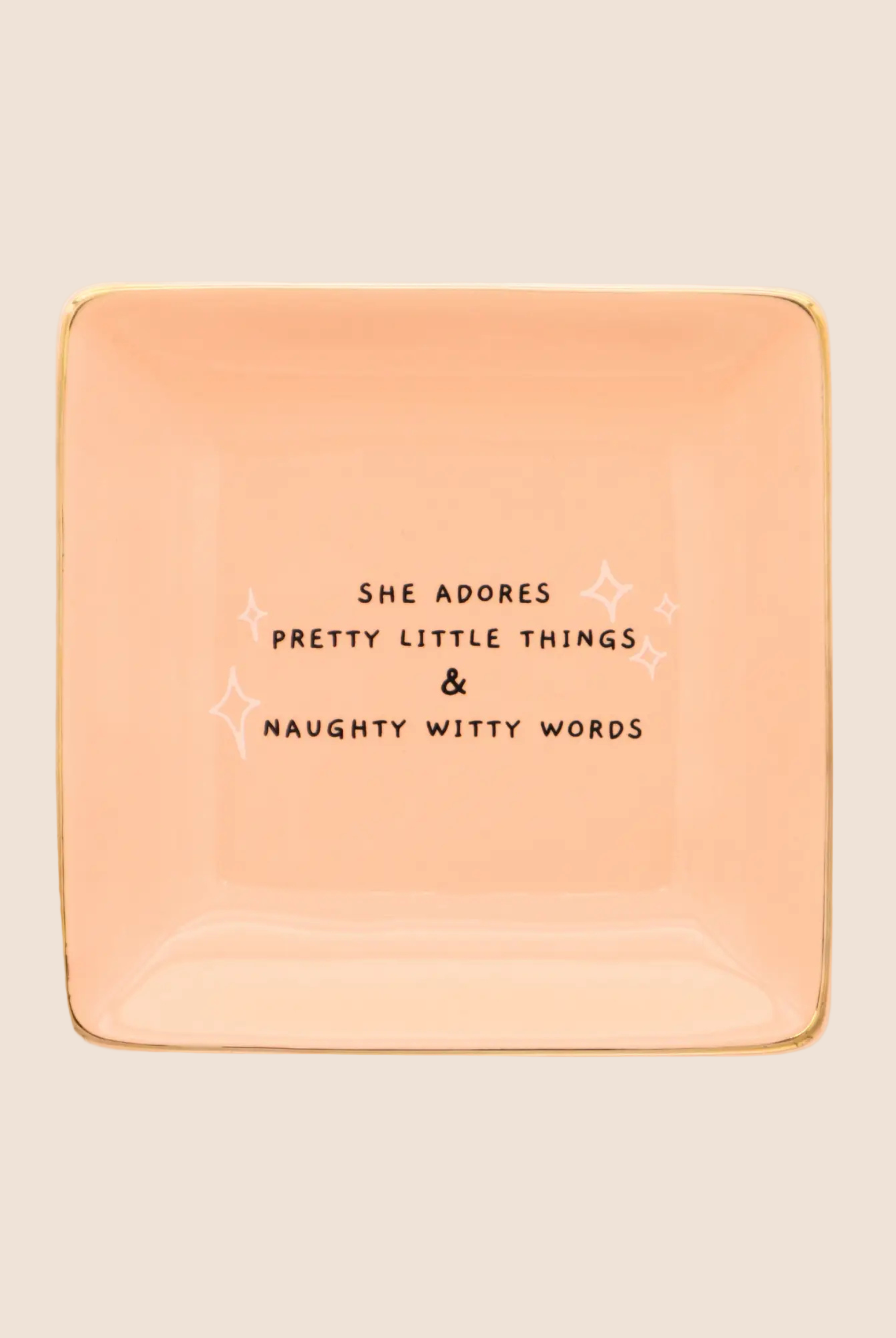 Properly Improper Trinket Tray-Home Decor-Vixen Collection, Day Spa and Women's Boutique Located in Seattle, Washington