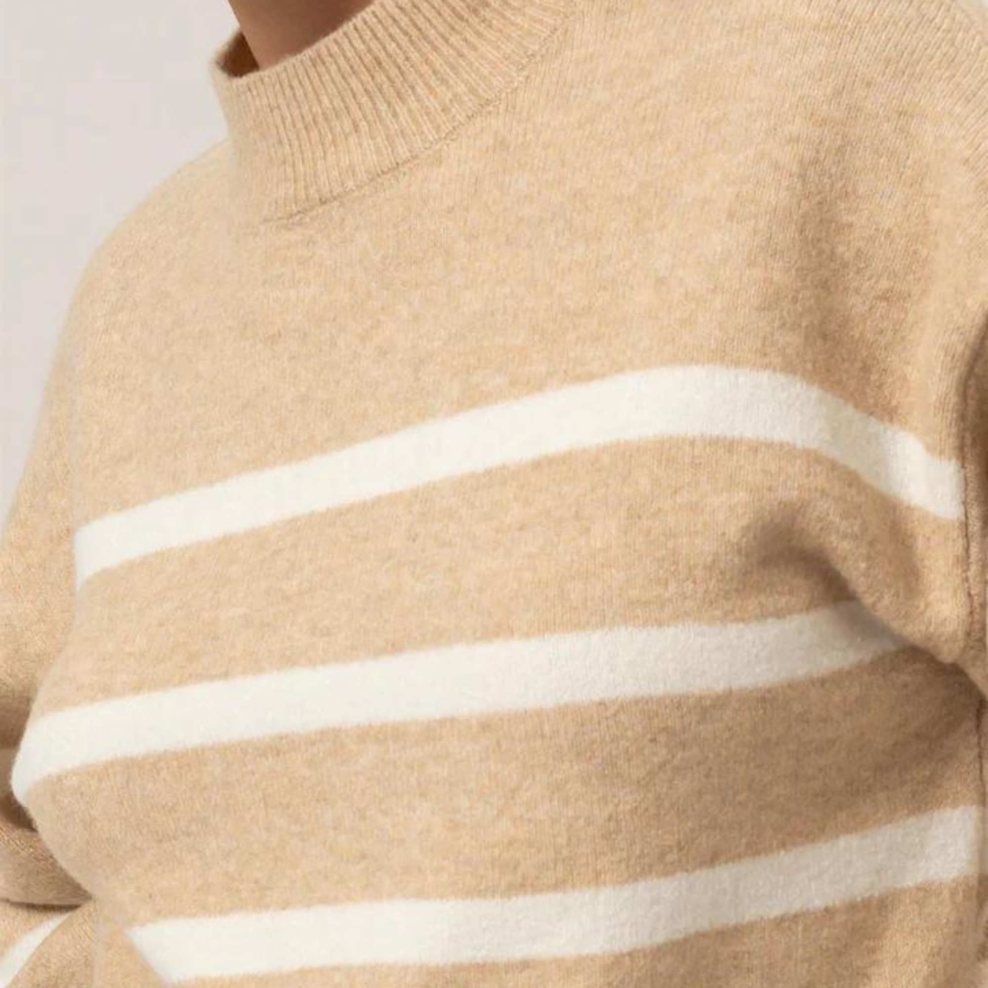 San Louis Striped Sweater-Sweaters-Vixen Collection, Day Spa and Women's Boutique Located in Seattle, Washington
