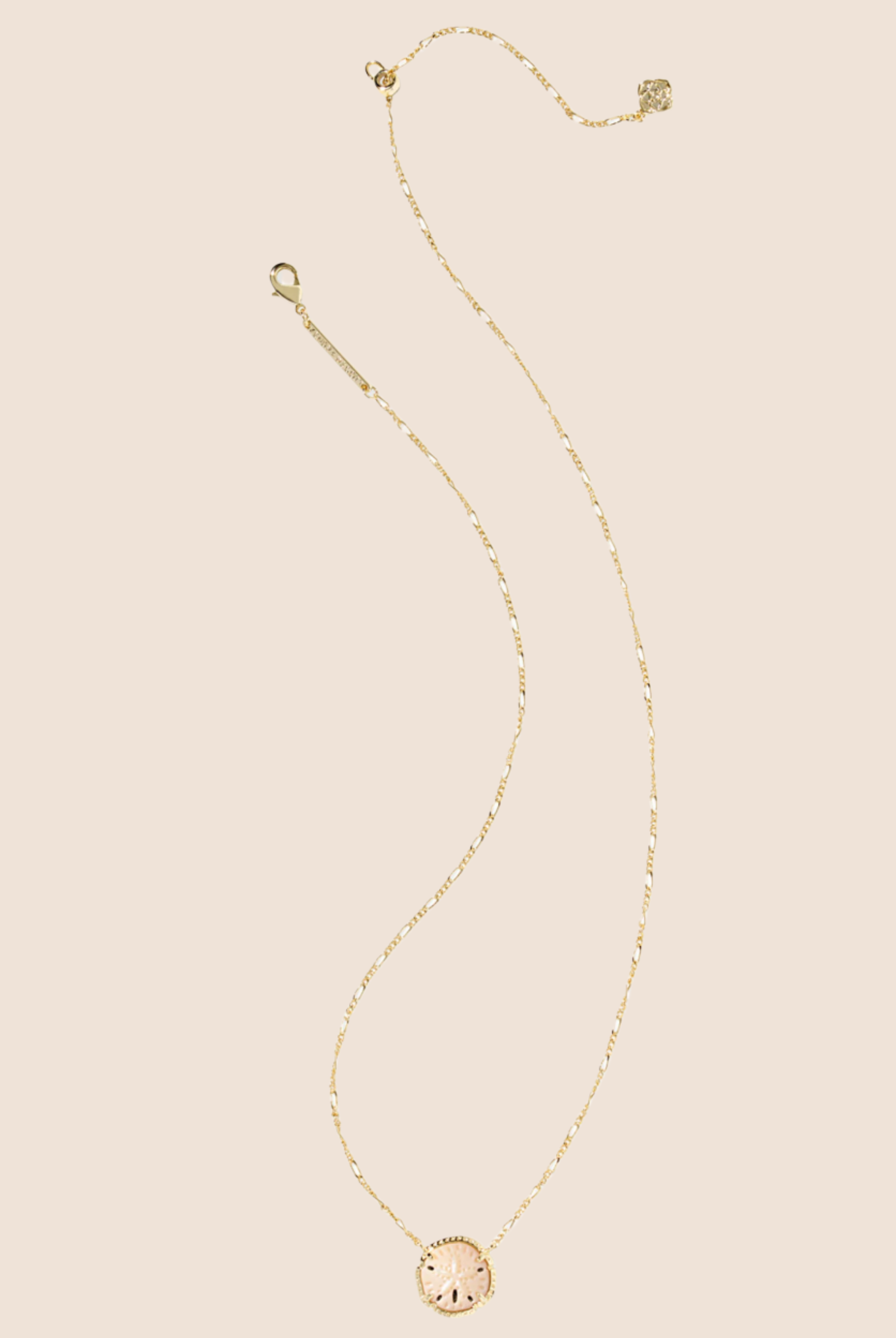 Sand Dollar Short Pendant Necklace-Necklaces-Vixen Collection, Day Spa and Women's Boutique Located in Seattle, Washington