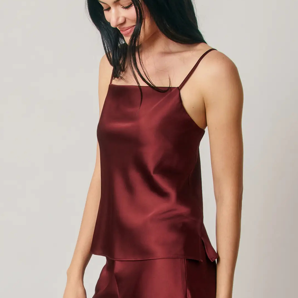 Satin Hour Sleeveless Top-Tops-Vixen Collection, Day Spa and Women's Boutique Located in Seattle, Washington