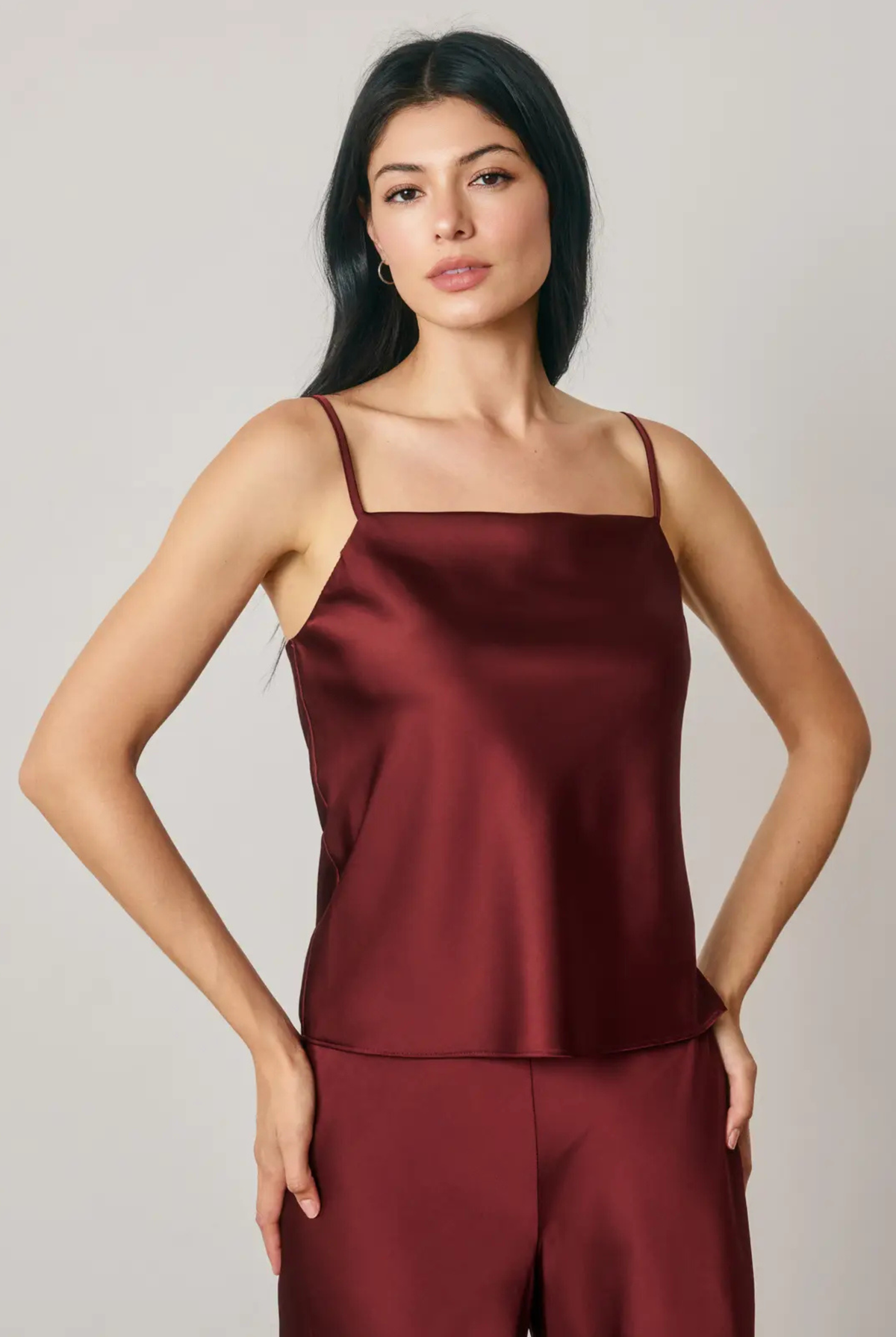 Satin Hour Sleeveless Top-Tops-Vixen Collection, Day Spa and Women's Boutique Located in Seattle, Washington