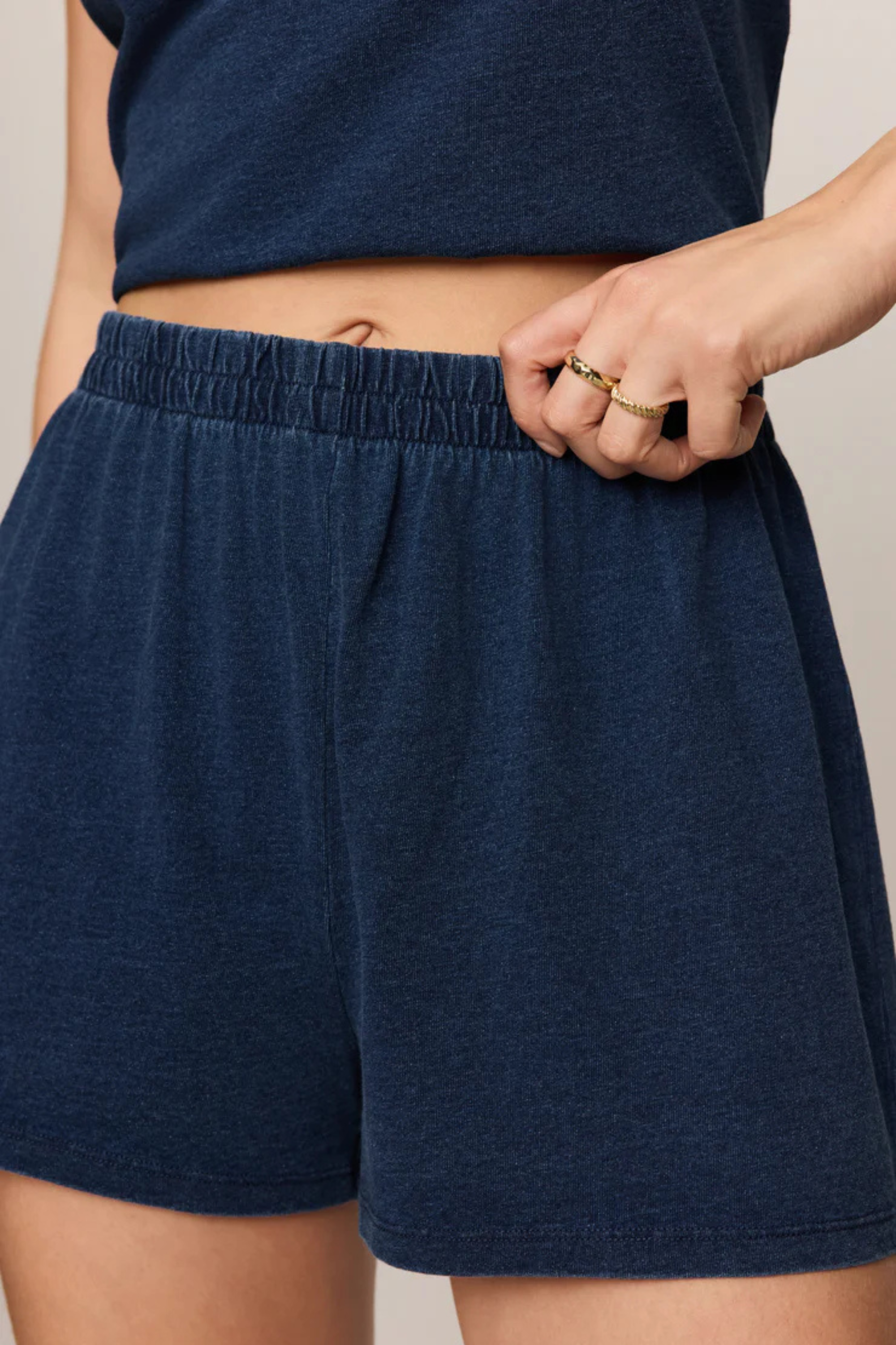 Scout Jersey Denim Short-Shorts-Vixen Collection, Day Spa and Women's Boutique Located in Seattle, Washington
