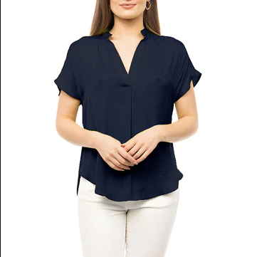 Mindy Top Naturals-Short Sleeves-Vixen Collection, Day Spa and Women's Boutique Located in Seattle, Washington