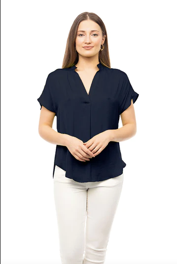 Mindy Top Naturals-Short Sleeves-Vixen Collection, Day Spa and Women's Boutique Located in Seattle, Washington