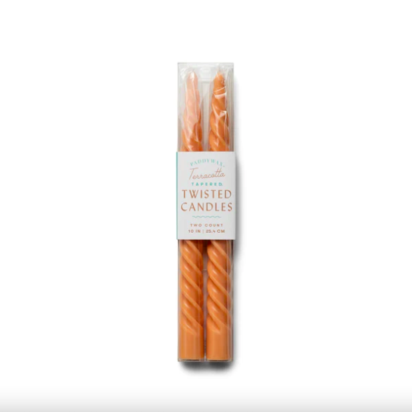 Twisted Flickering Taper 10"-Home Fragrances-Vixen Collection, Day Spa and Women's Boutique Located in Seattle, Washington