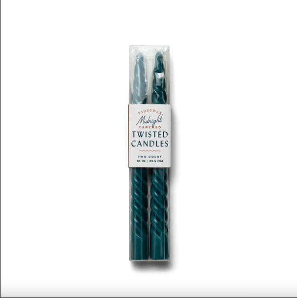 Twisted Flickering Taper 10"-Home Fragrances-Vixen Collection, Day Spa and Women's Boutique Located in Seattle, Washington