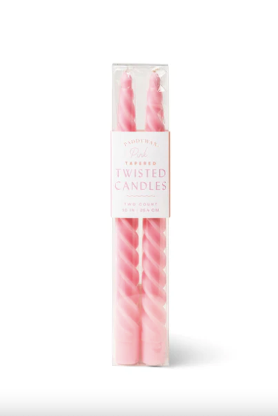 Twisted Flickering Taper 10"-Candles-Vixen Collection, Day Spa and Women's Boutique Located in Seattle, Washington