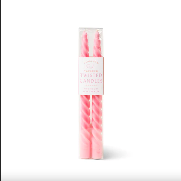 Twisted Flickering Taper 10"-Home Fragrances-Vixen Collection, Day Spa and Women's Boutique Located in Seattle, Washington