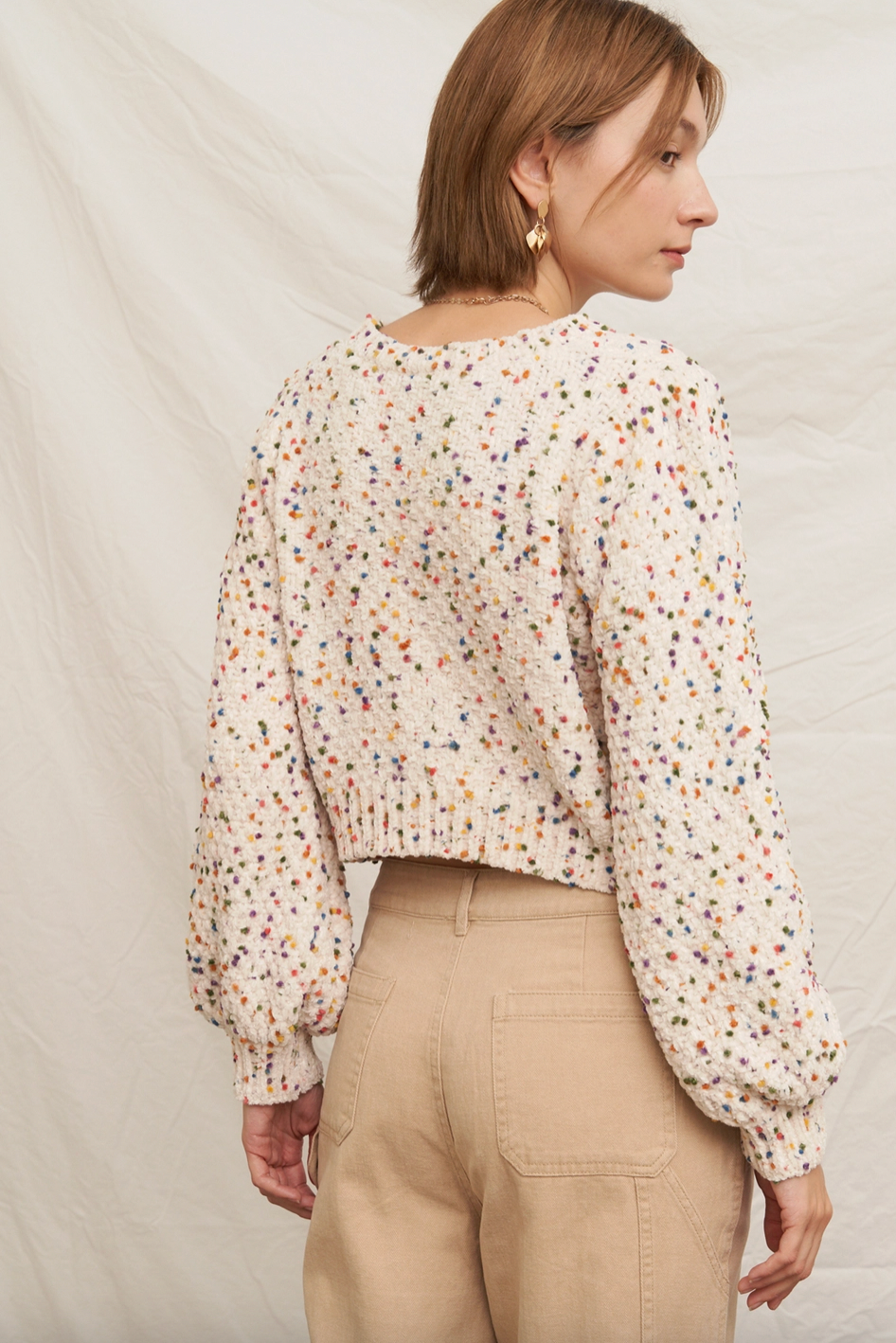Confetti Girl Sweater-Sweaters-Vixen Collection, Day Spa and Women's Boutique Located in Seattle, Washington