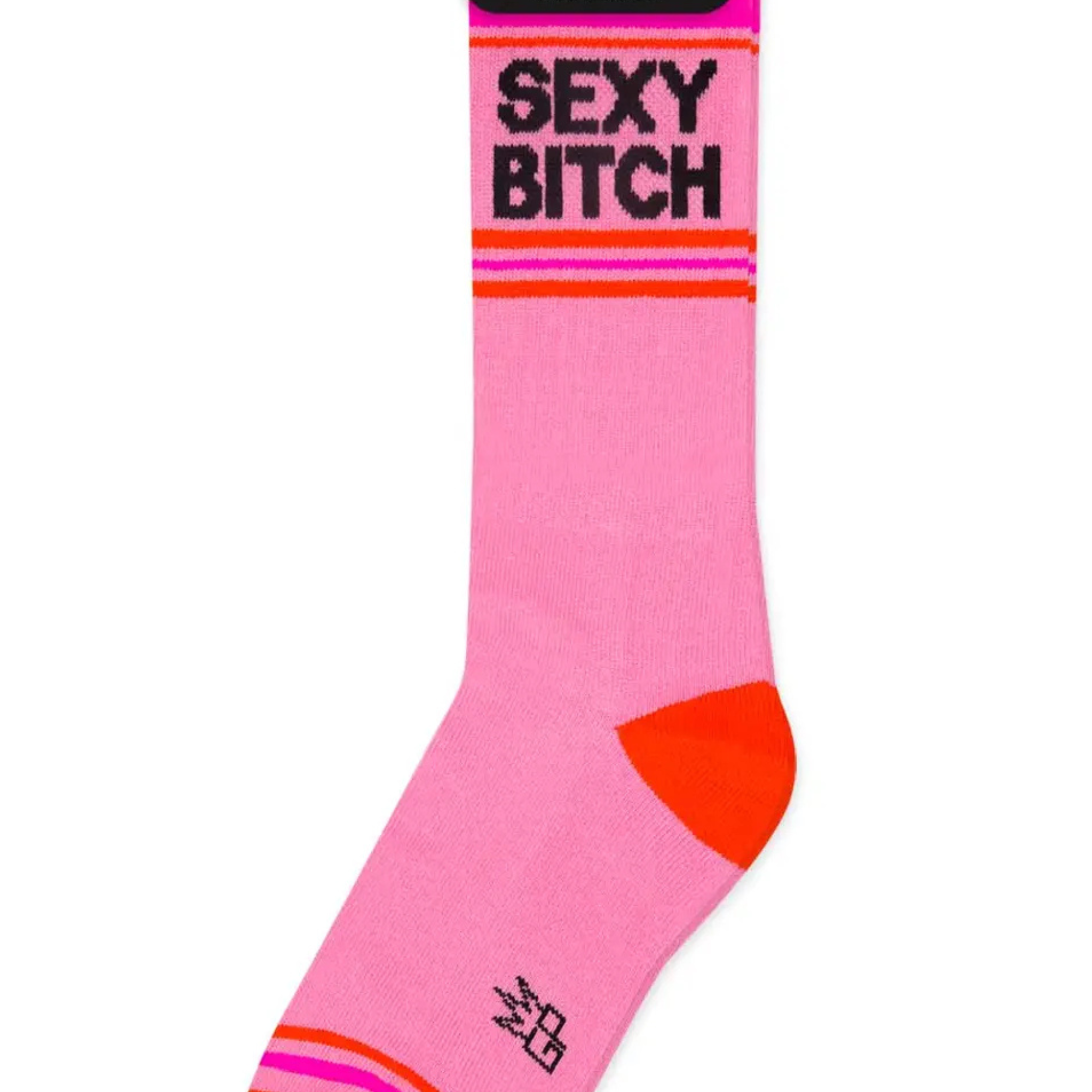 Sexy Bitch Gym Crew Socks-Socks-Vixen Collection, Day Spa and Women's Boutique Located in Seattle, Washington