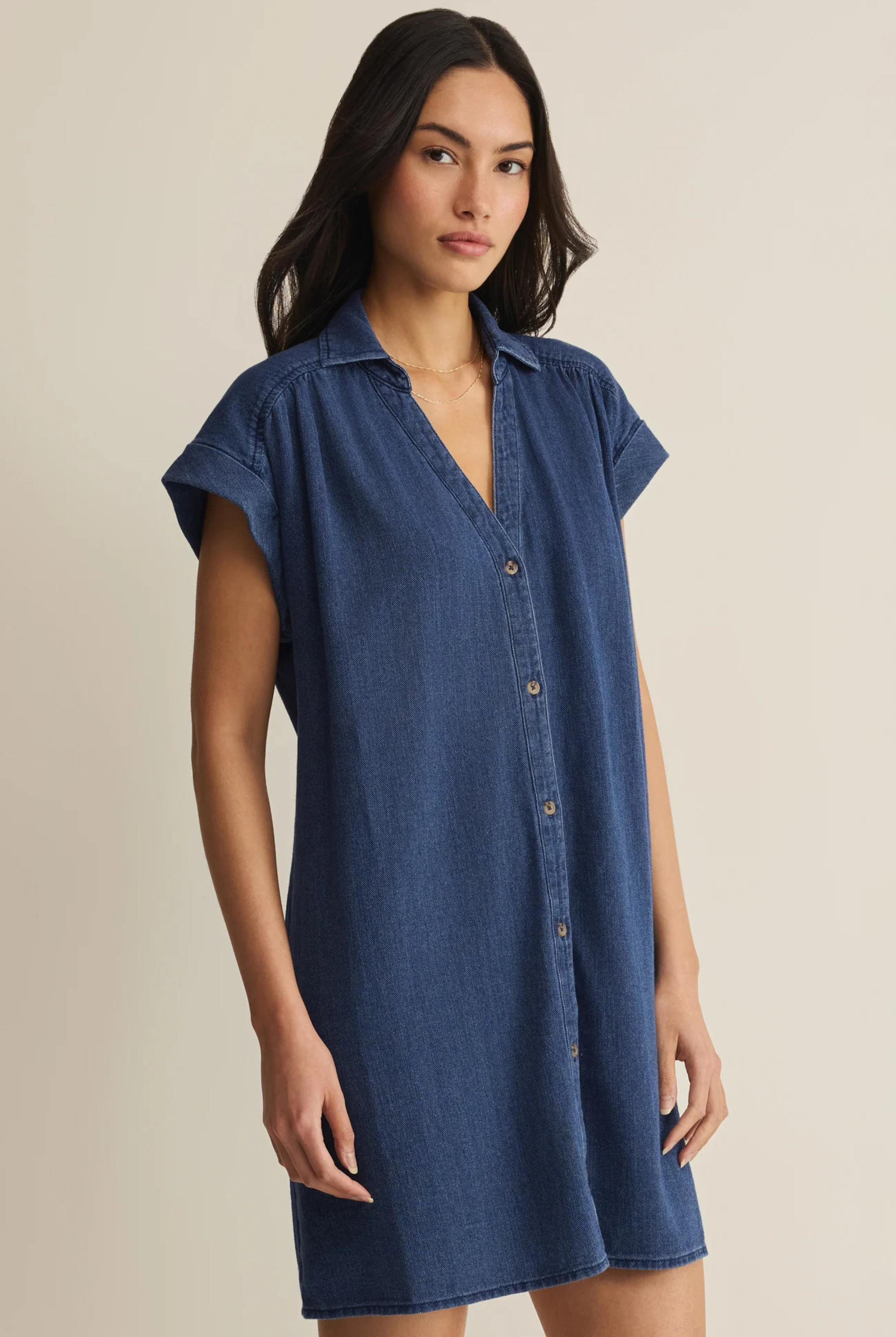 Shellbound Twill Dress-Dresses-Vixen Collection, Day Spa and Women's Boutique Located in Seattle, Washington