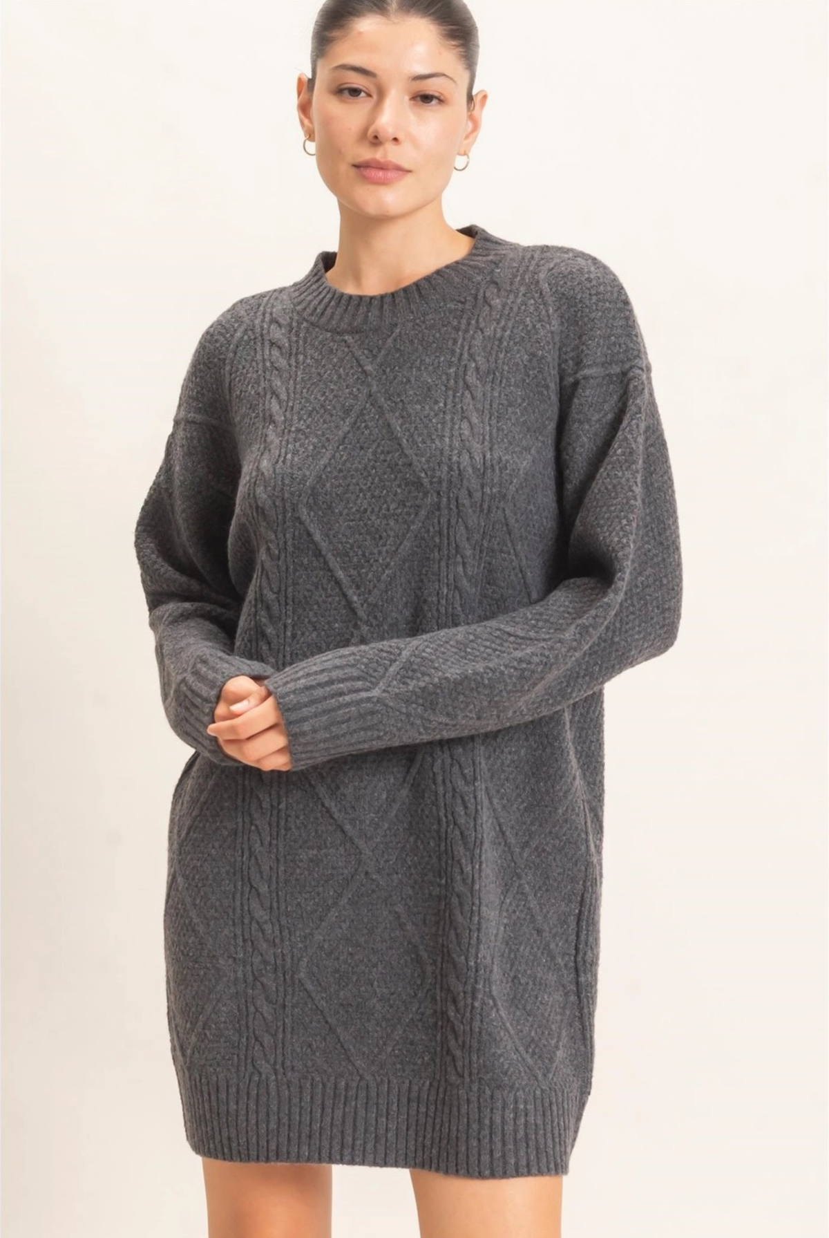 So Sweet Sweater Dress-Dresses-Vixen Collection, Day Spa and Women's Boutique Located in Seattle, Washington