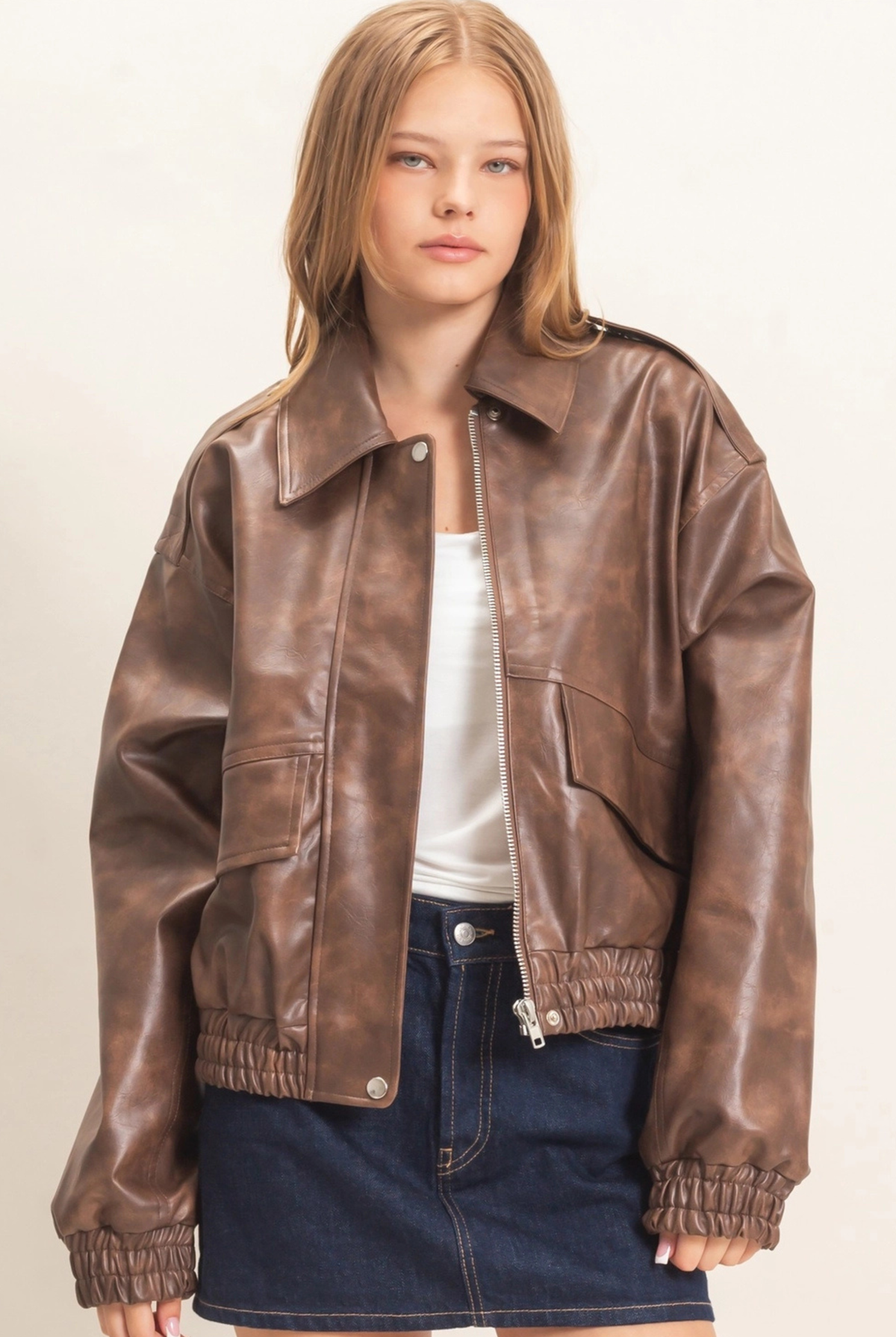 Tiff Bomber Jacket-Jackets-Vixen Collection, Day Spa and Women's Boutique Located in Seattle, Washington