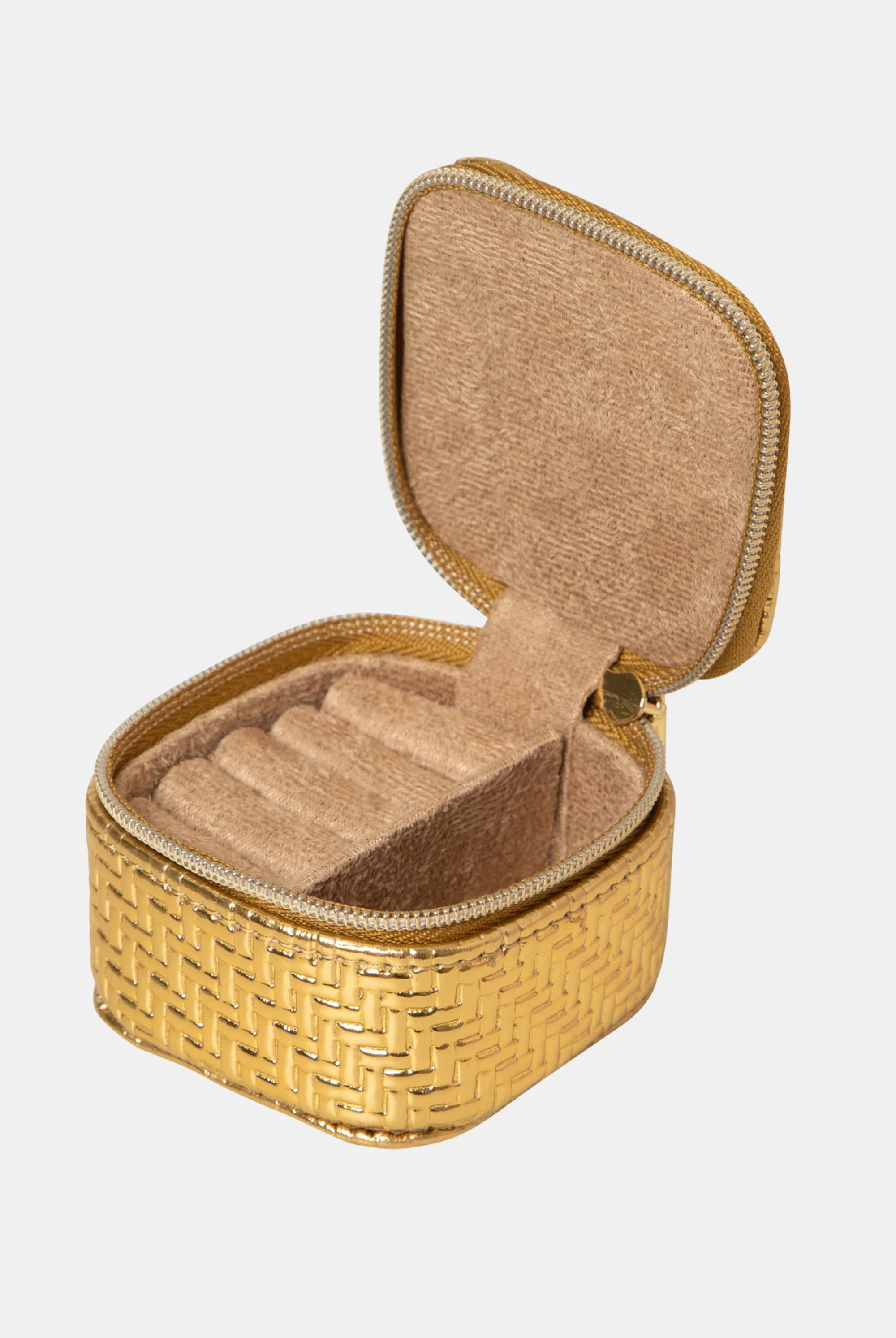 Mini Herringbone Jewelry Cube-Bags + Wallets-Vixen Collection, Day Spa and Women's Boutique Located in Seattle, Washington