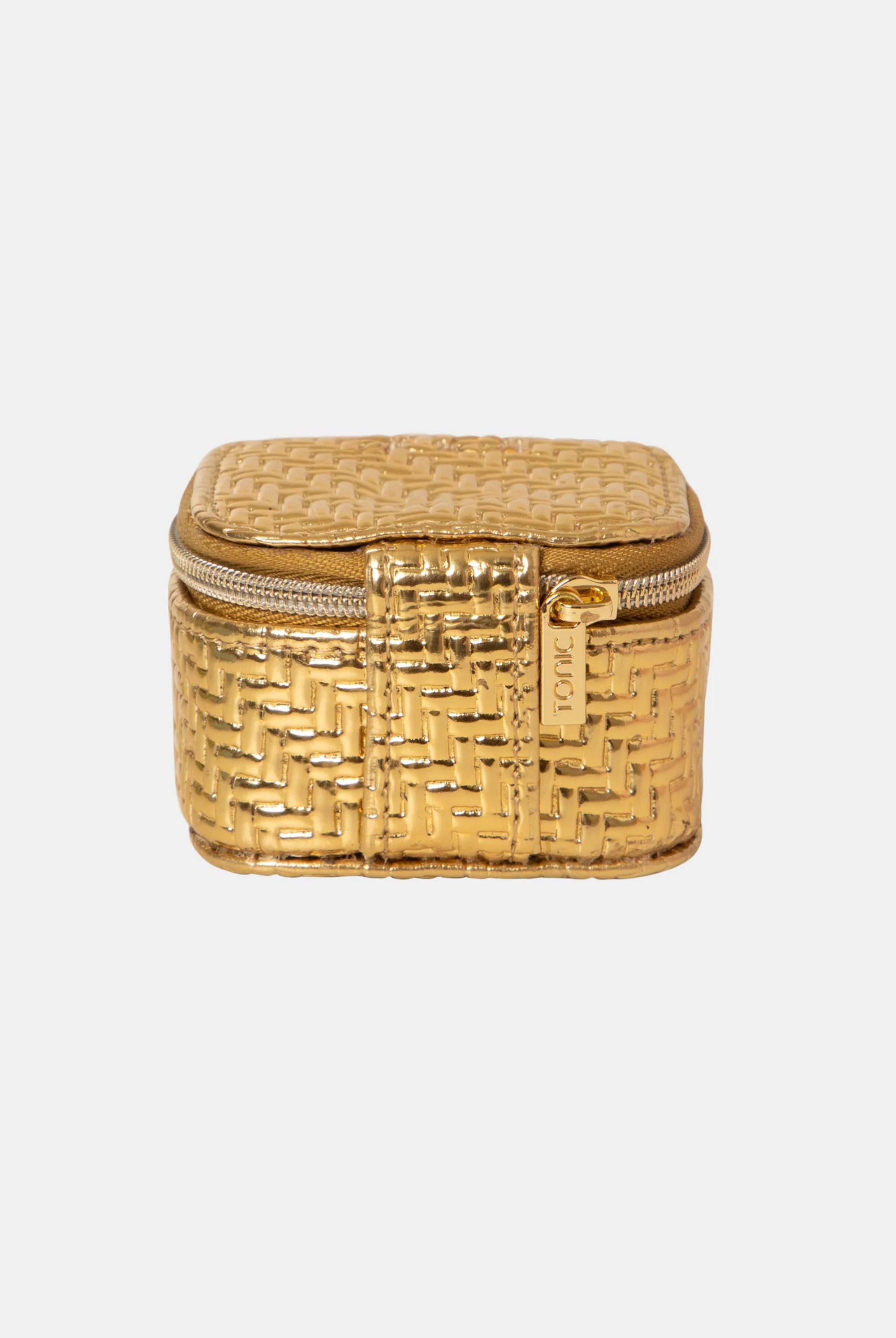 Mini Herringbone Jewelry Cube-Bags + Wallets-Vixen Collection, Day Spa and Women's Boutique Located in Seattle, Washington