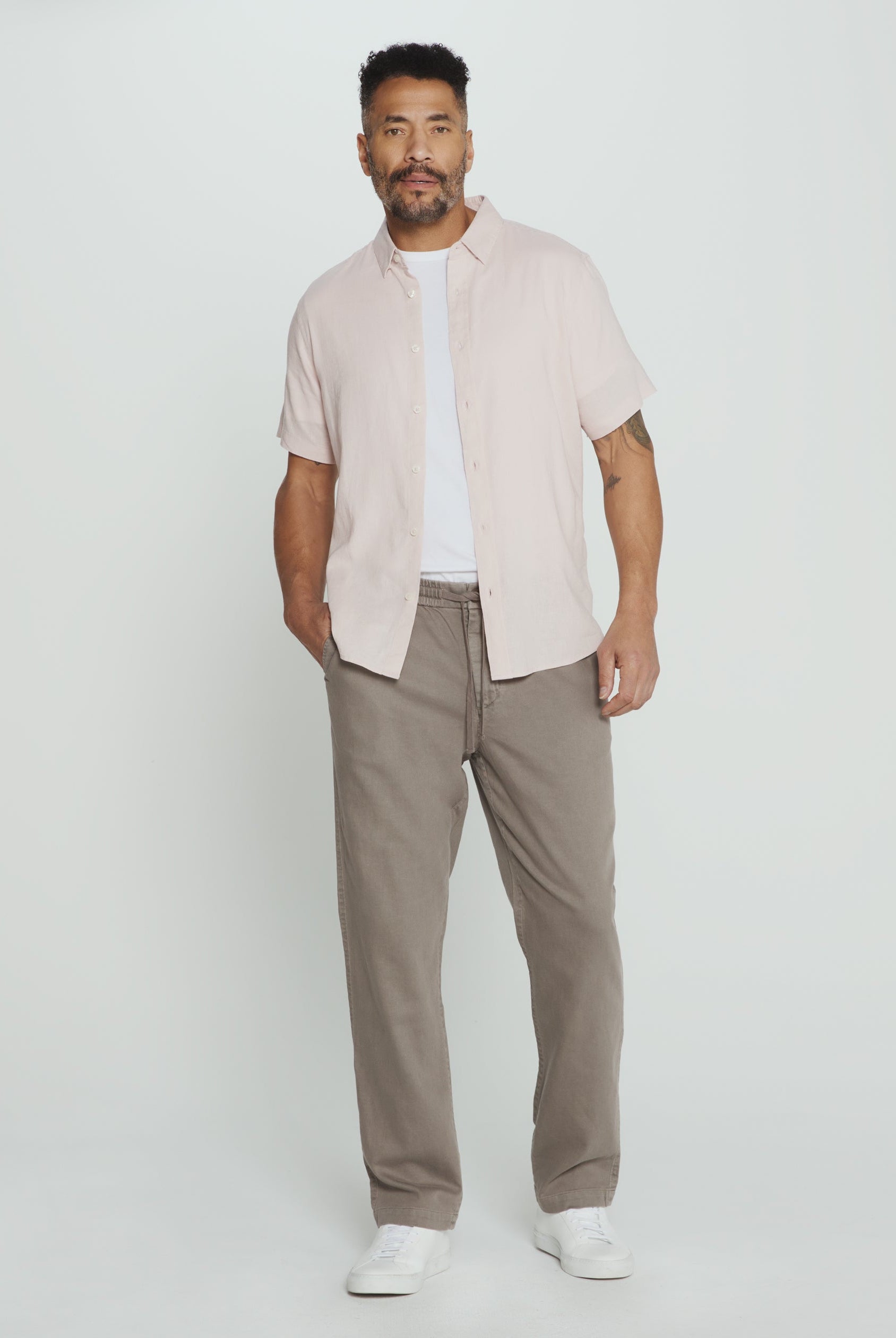 Oasis Short Sleeve Shirt-Men's Tops-Vixen Collection, Day Spa and Women's Boutique Located in Seattle, Washington