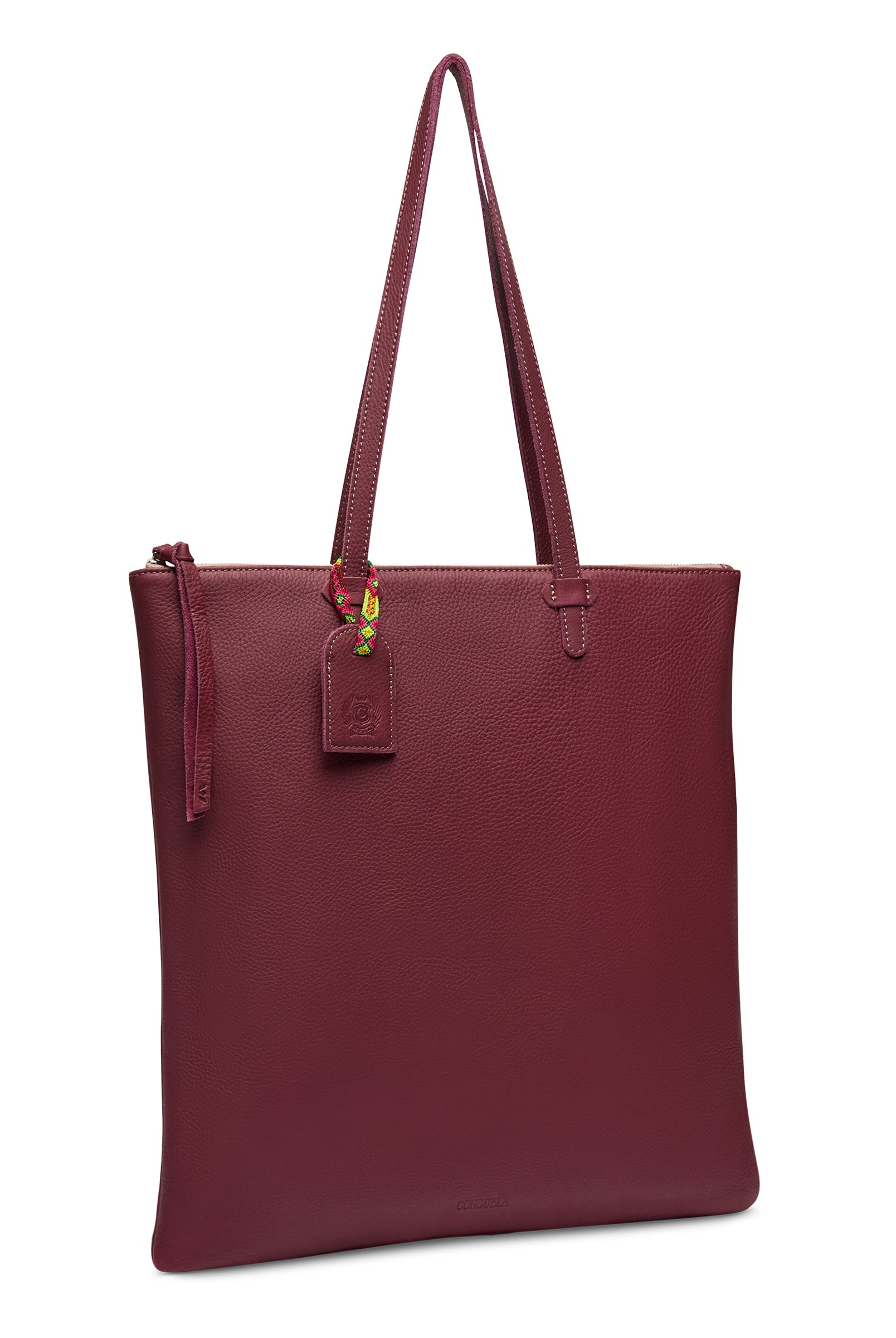 Consuela Plum Shopper Tote-Bags + Wallets-Vixen Collection, Day Spa and Women's Boutique Located in Seattle, Washington