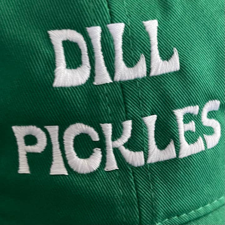 Dill Pickles Organic Baseball Cap-Hats-Vixen Collection, Day Spa and Women's Boutique Located in Seattle, Washington