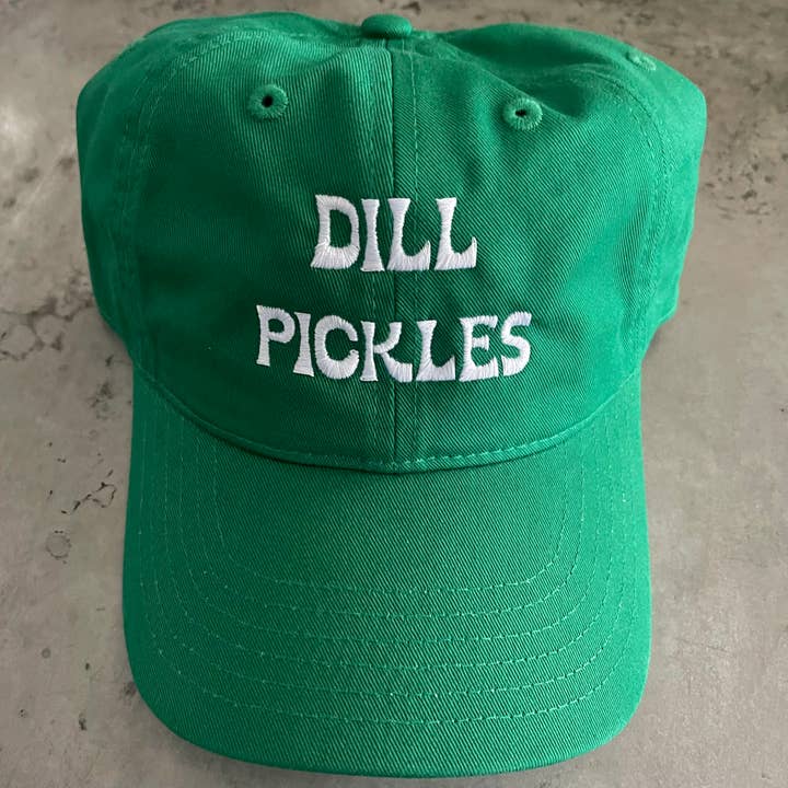Dill Pickles Organic Baseball Cap-Hats-Vixen Collection, Day Spa and Women's Boutique Located in Seattle, Washington
