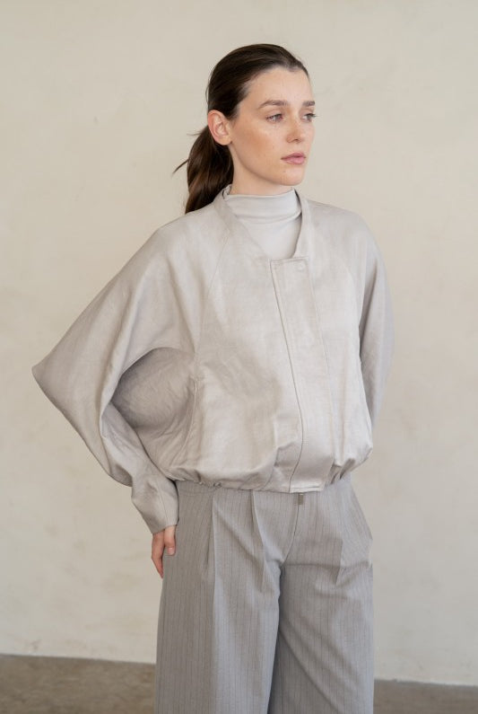 Slate Edge Sculpt Jacket-Jackets-Vixen Collection, Day Spa and Women's Boutique Located in Seattle, Washington