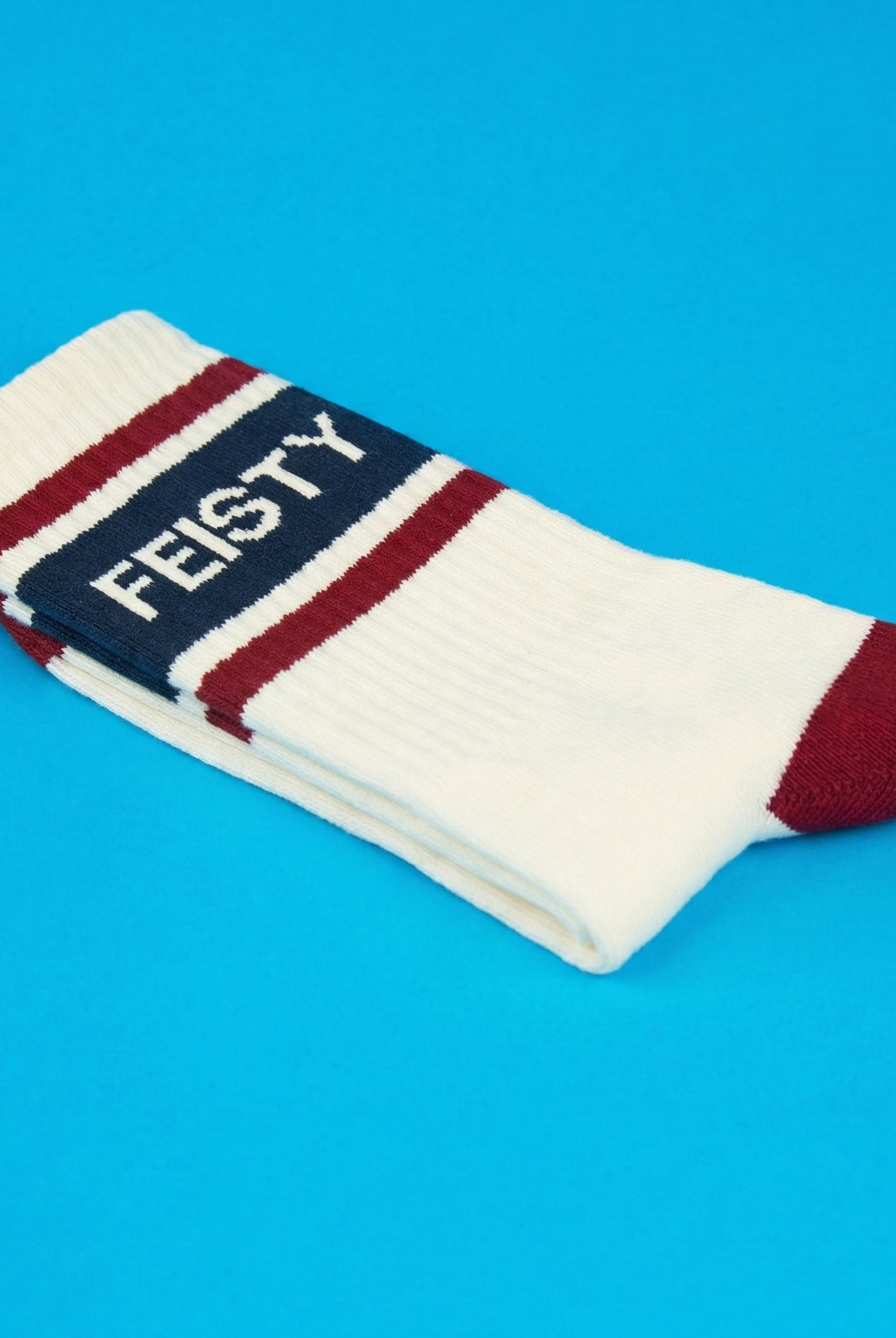 Feisty Gym Crew Socks-Accessories-Vixen Collection, Day Spa and Women's Boutique Located in Seattle, Washington