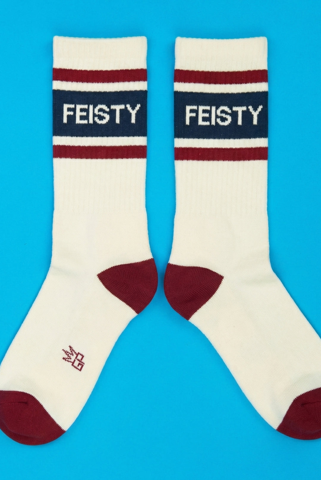 Feisty Gym Crew Socks-Accessories-Vixen Collection, Day Spa and Women's Boutique Located in Seattle, Washington