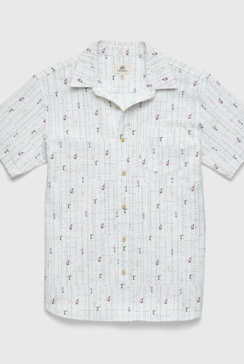 Joey Seersucker Cocktail Shirt-Men's Tops-Vixen Collection, Day Spa and Women's Boutique Located in Seattle, Washington