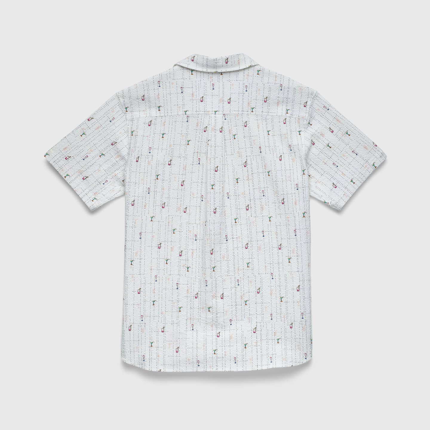 Joey Seersucker Cocktail Shirt-Men's Tops-Vixen Collection, Day Spa and Women's Boutique Located in Seattle, Washington
